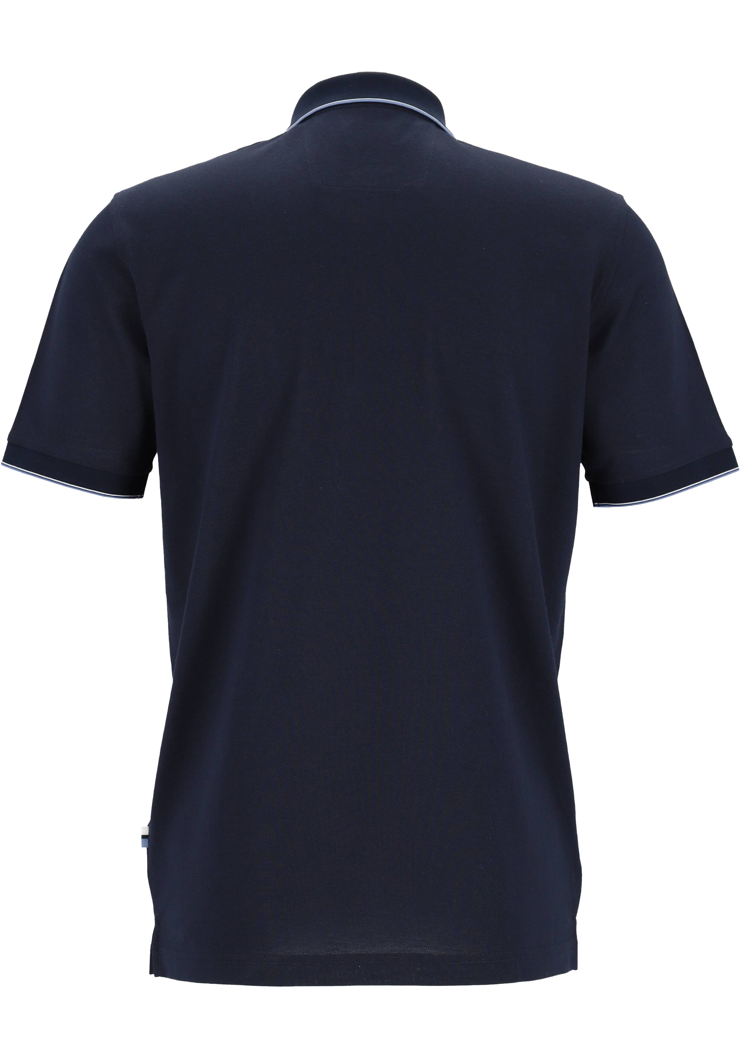 OLYMP Polo Casual, modern fit polo, marine blauw