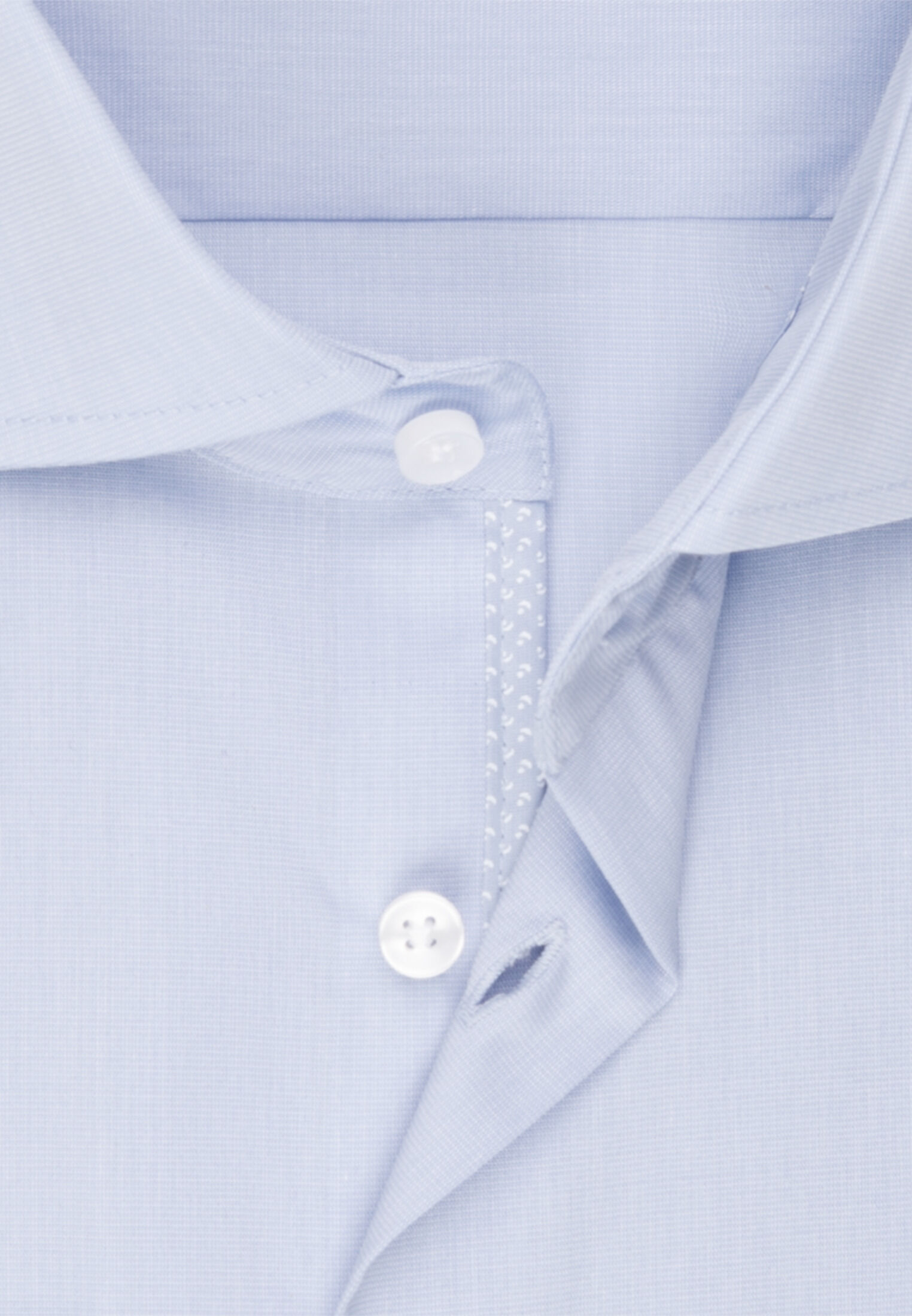 Seidensticker regular fit overhemd, popeline, blauw