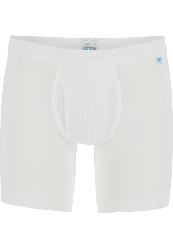 SCHIESSER Long Life Cotton shorts (1-pack), lang met gulp, wit SCHIESSER Long Life Cotton shorts (1-pack), lang met gulp, wit