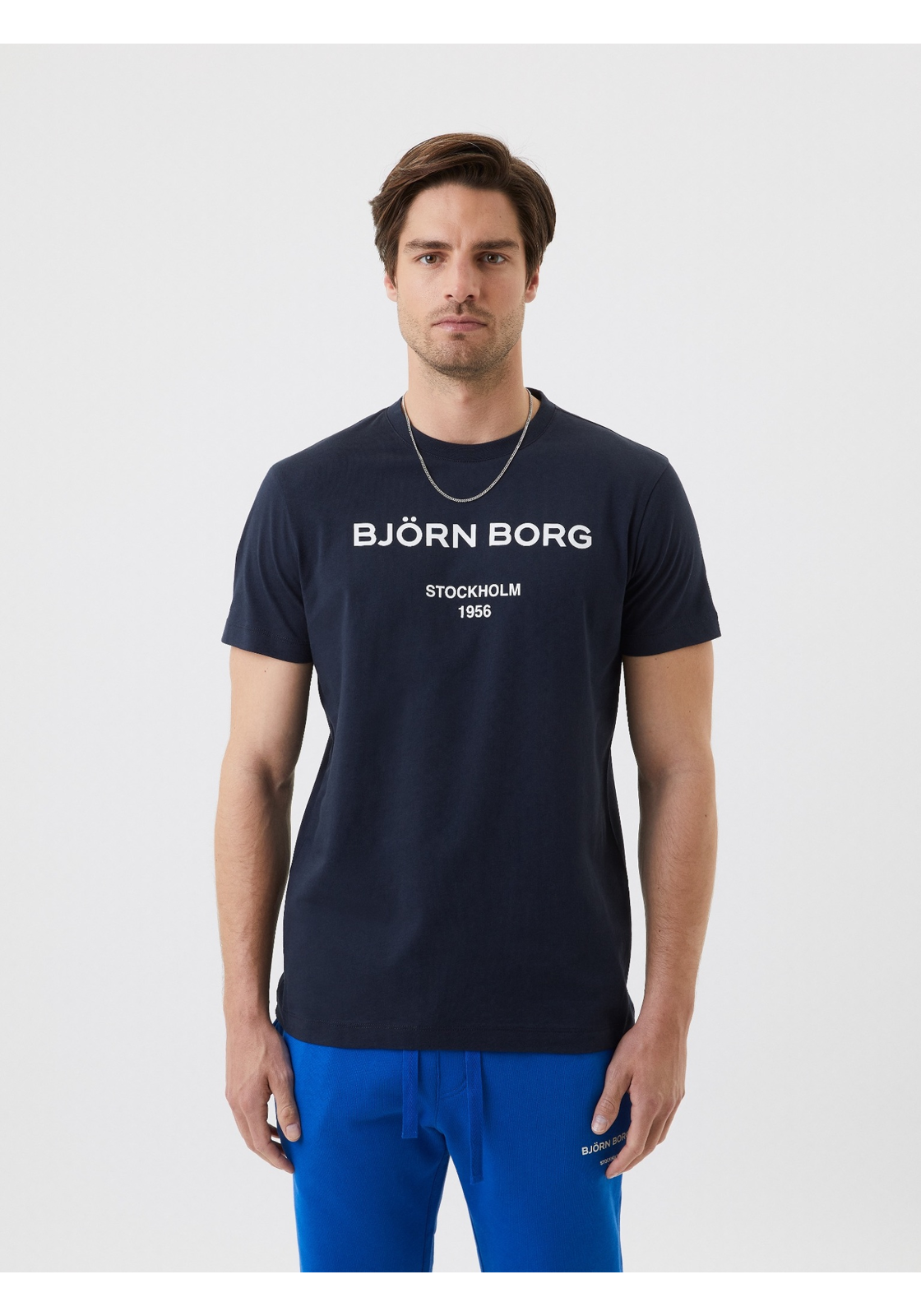 image_5_10001627_NA002_4 Bjorn Borg logo T-shirt, blauw