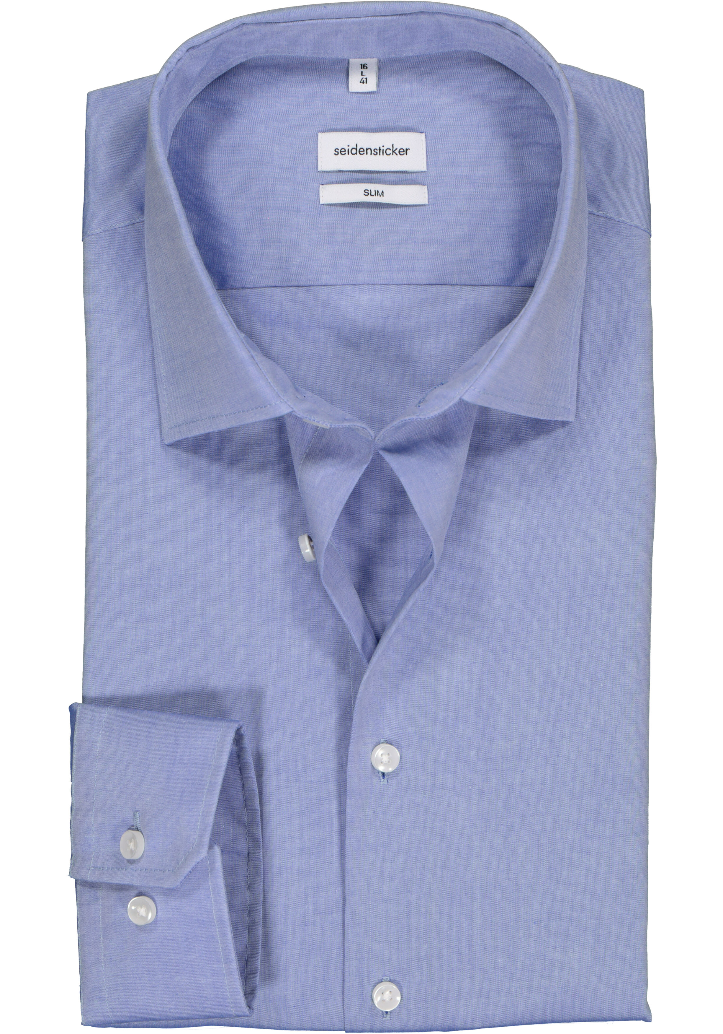 Seidensticker slim fit overhemd, blauw