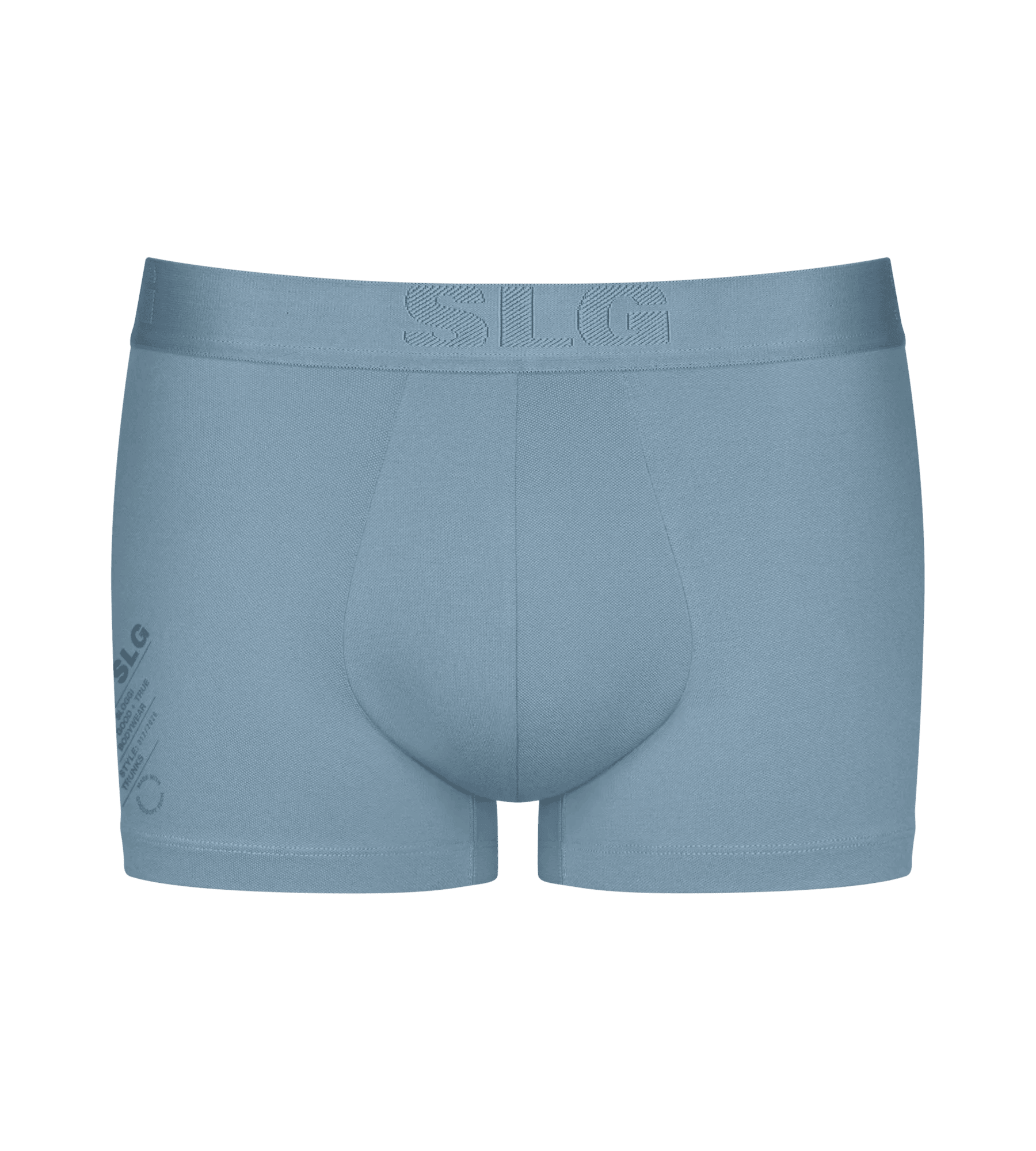 Sloggi Men SLG Base Soft Trunk, heren boxershorts korte pijp (2-pack), licht- en middenblauw