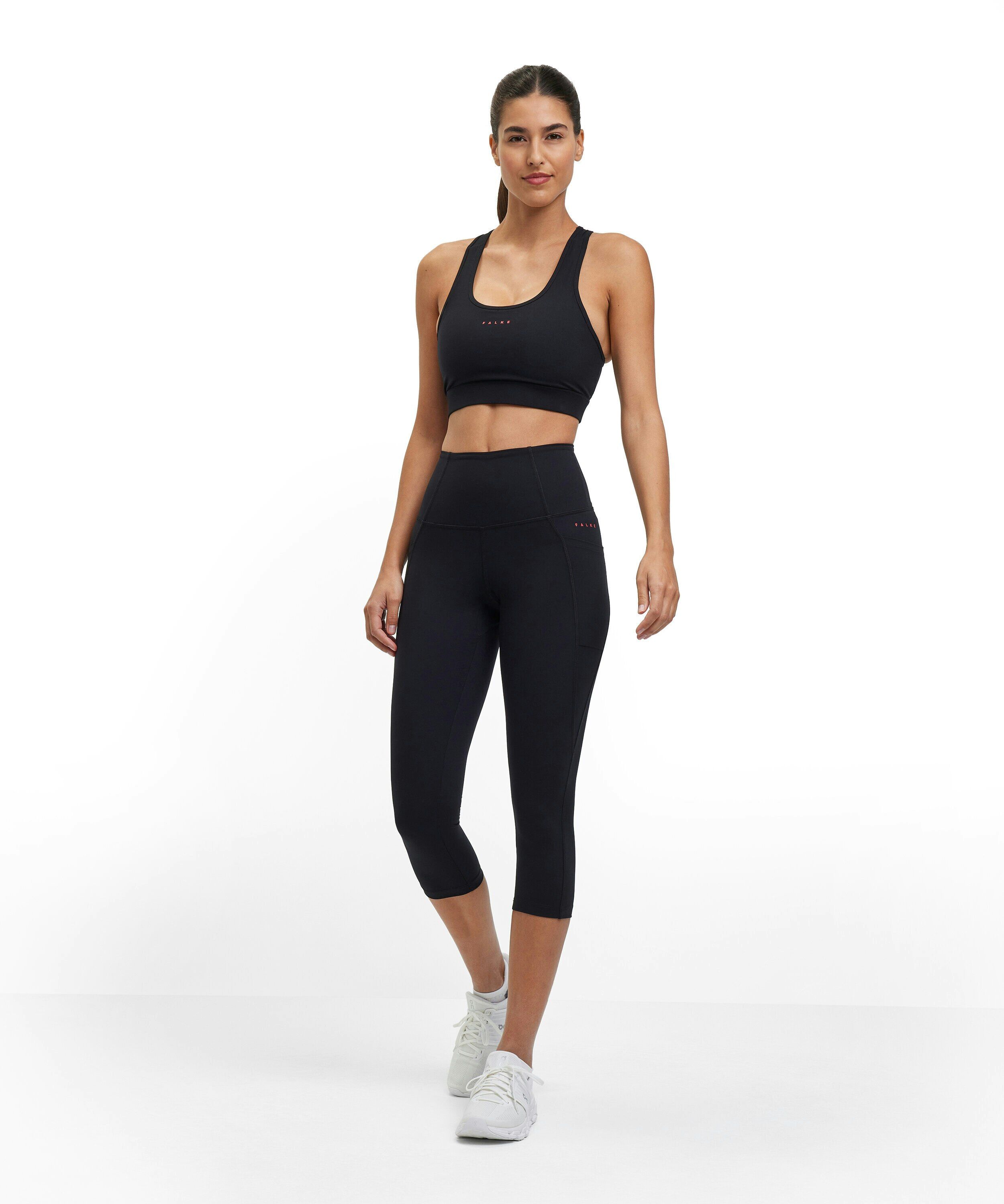 FALKE dames training tights, zwart (black)