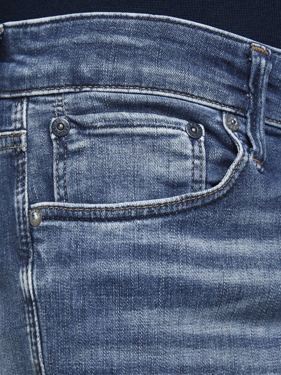JACK & JONES Glenn Icon loose fit, heren jeans, denimblauw