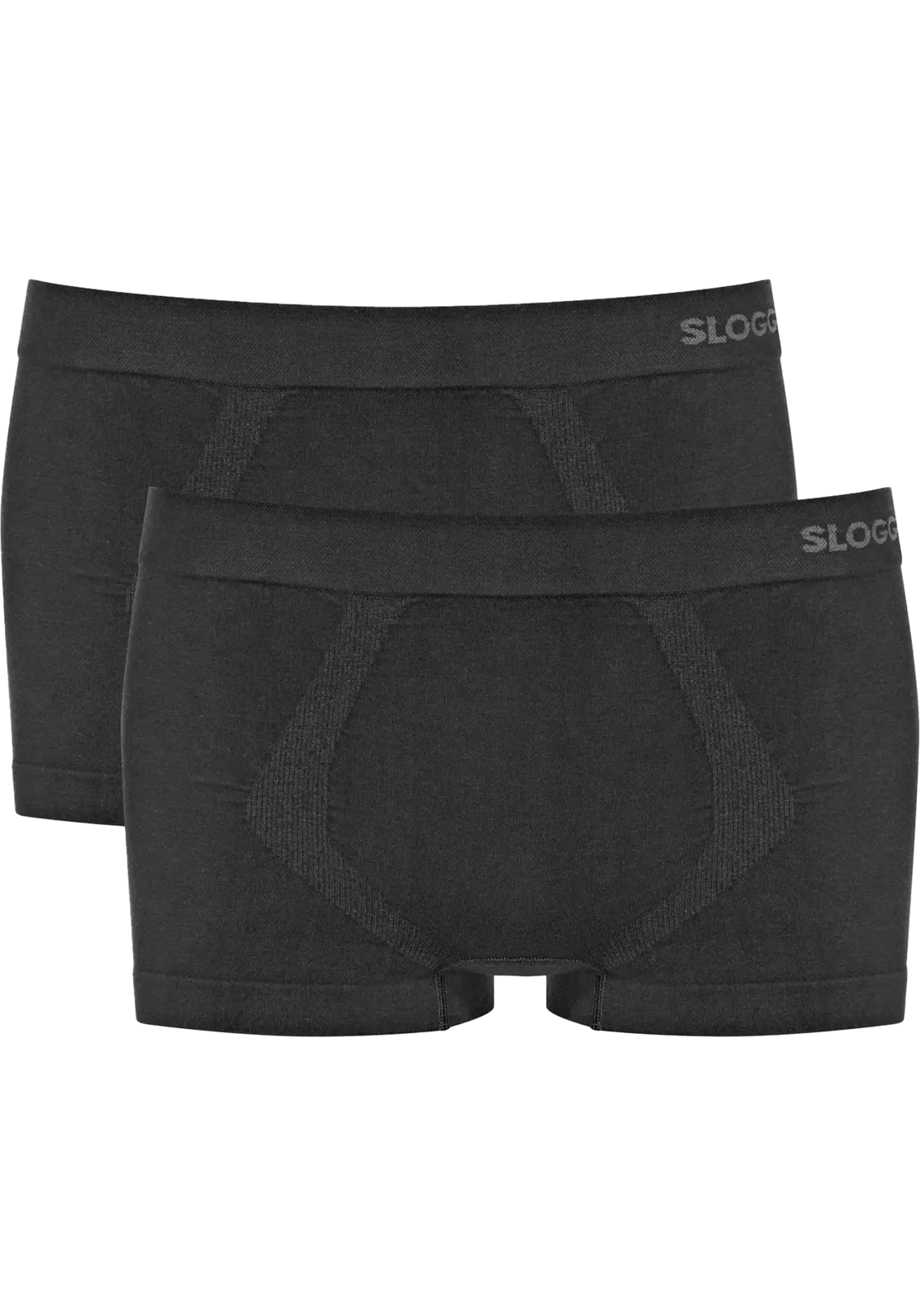 Sloggi Men GO Smooth Hipster, heren boxershort korte pijp (2-pack), zwart Sloggi Men GO Smooth Hipster, heren boxershort korte pijp (2-pack), zwart