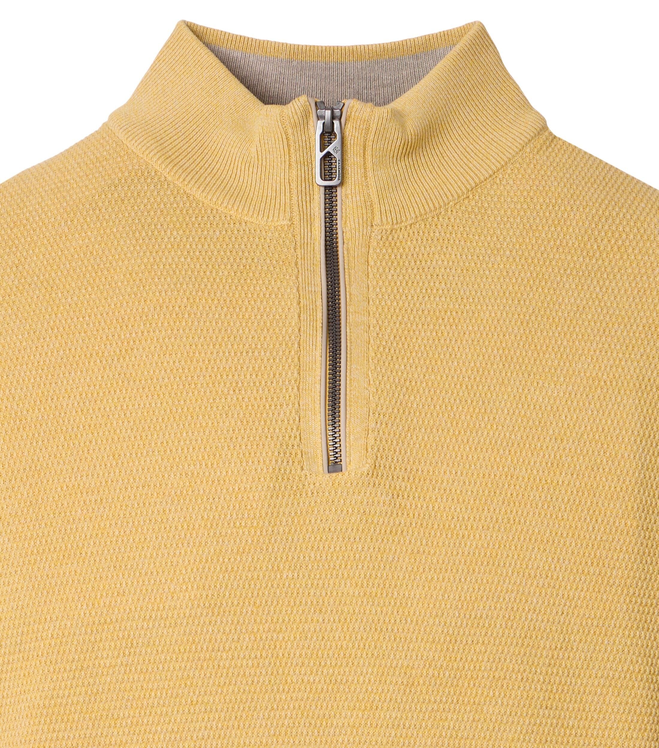 CASA MODA comfort fit schipperstrui, geel