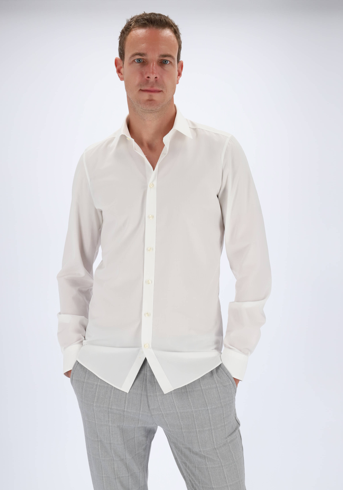 3-4049445831974-Olymp-Michiel_60906920_basis_overhemd_HR OLYMP Level 5 body fit overhemd, mouwlengte 7, beige