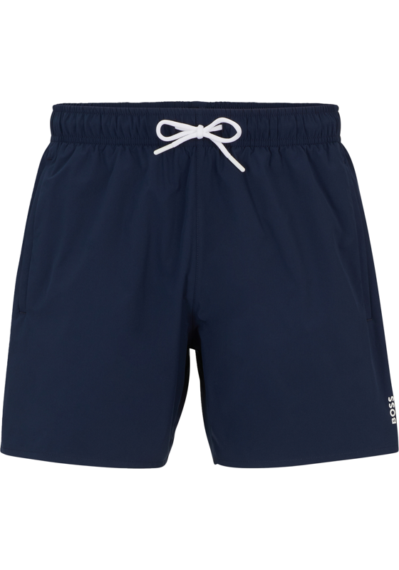 HUGO BOSS Iconic swim shorts, heren zwembroek, navy blauw HUGO BOSS Iconic swim shorts, heren zwembroek, navy blauw