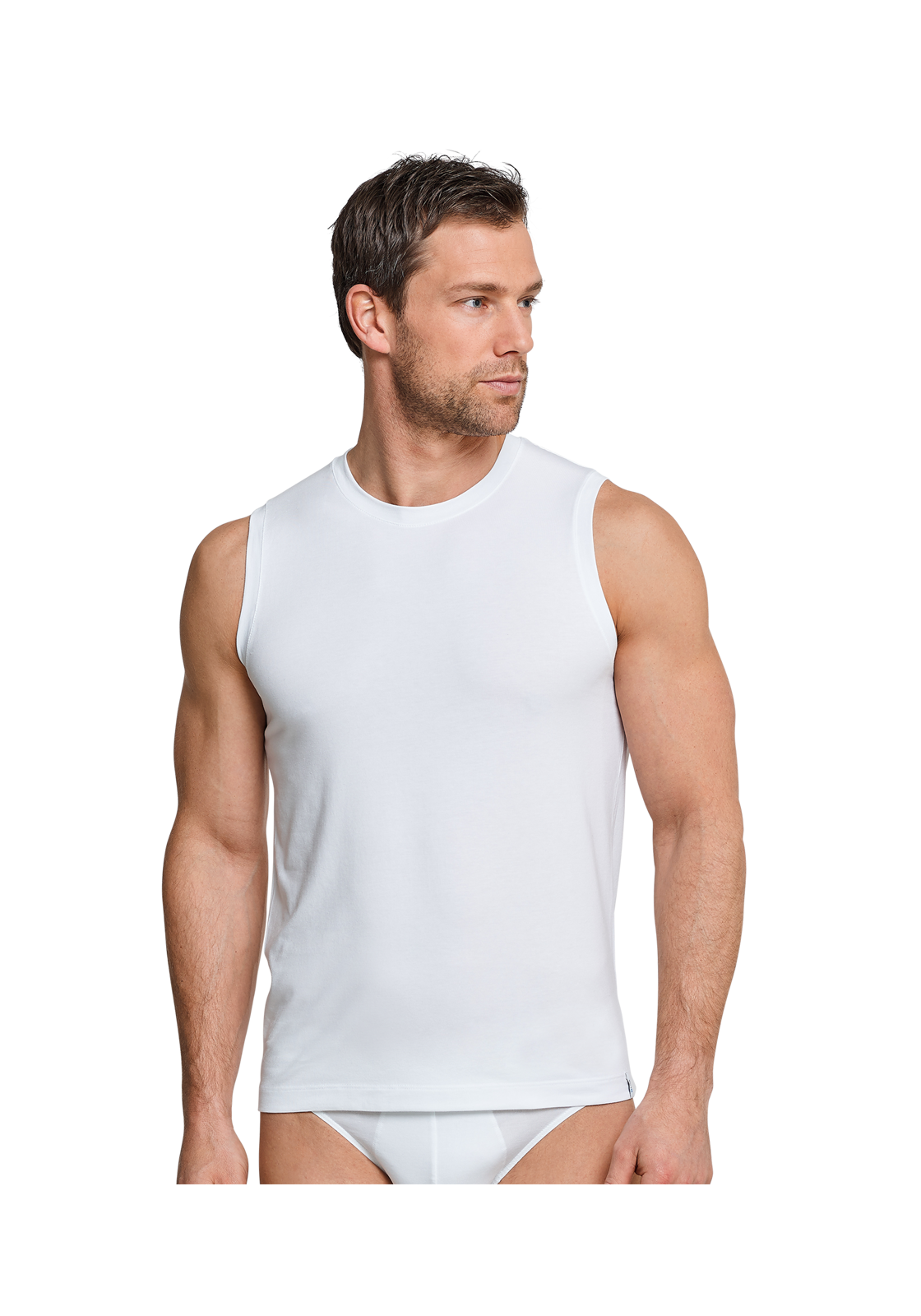 image_8_164104-100_2_1280x1280 SCHIESSER Long Life Soft singlet (1-pack), heren onderhemd modieuze snit wit