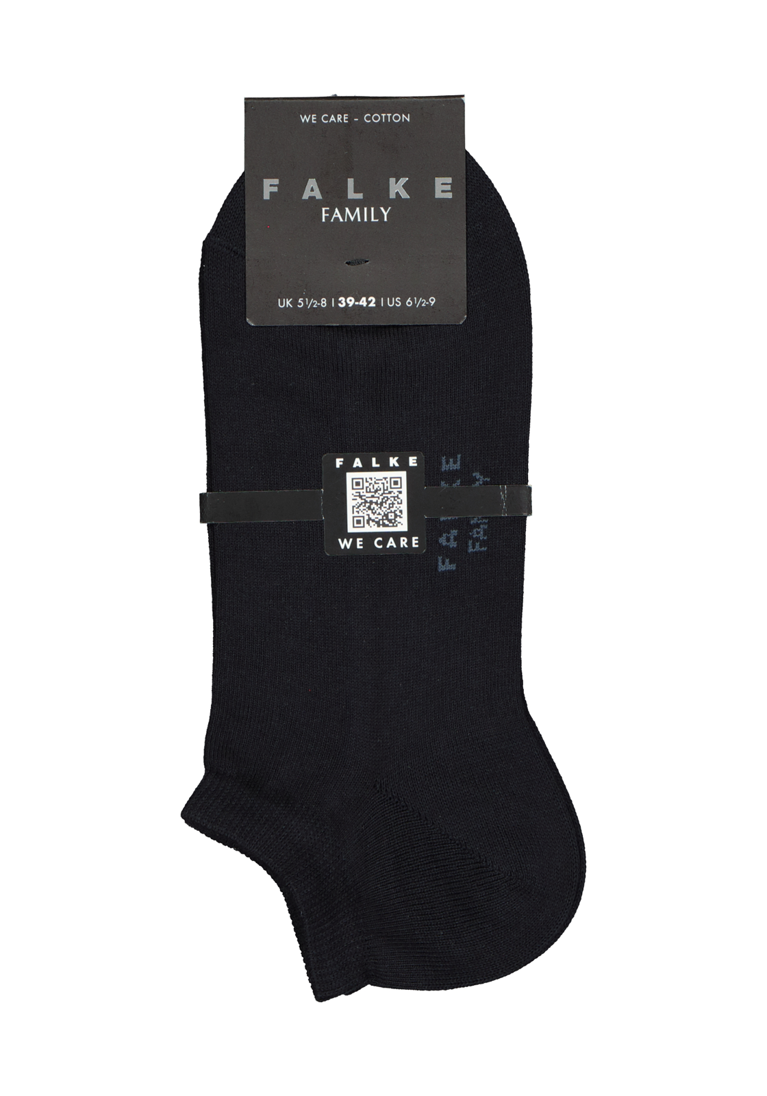 3-4031309185965_falke_sokken_HR FALKE Family heren enkelsokken, marine blauw (dark navy)