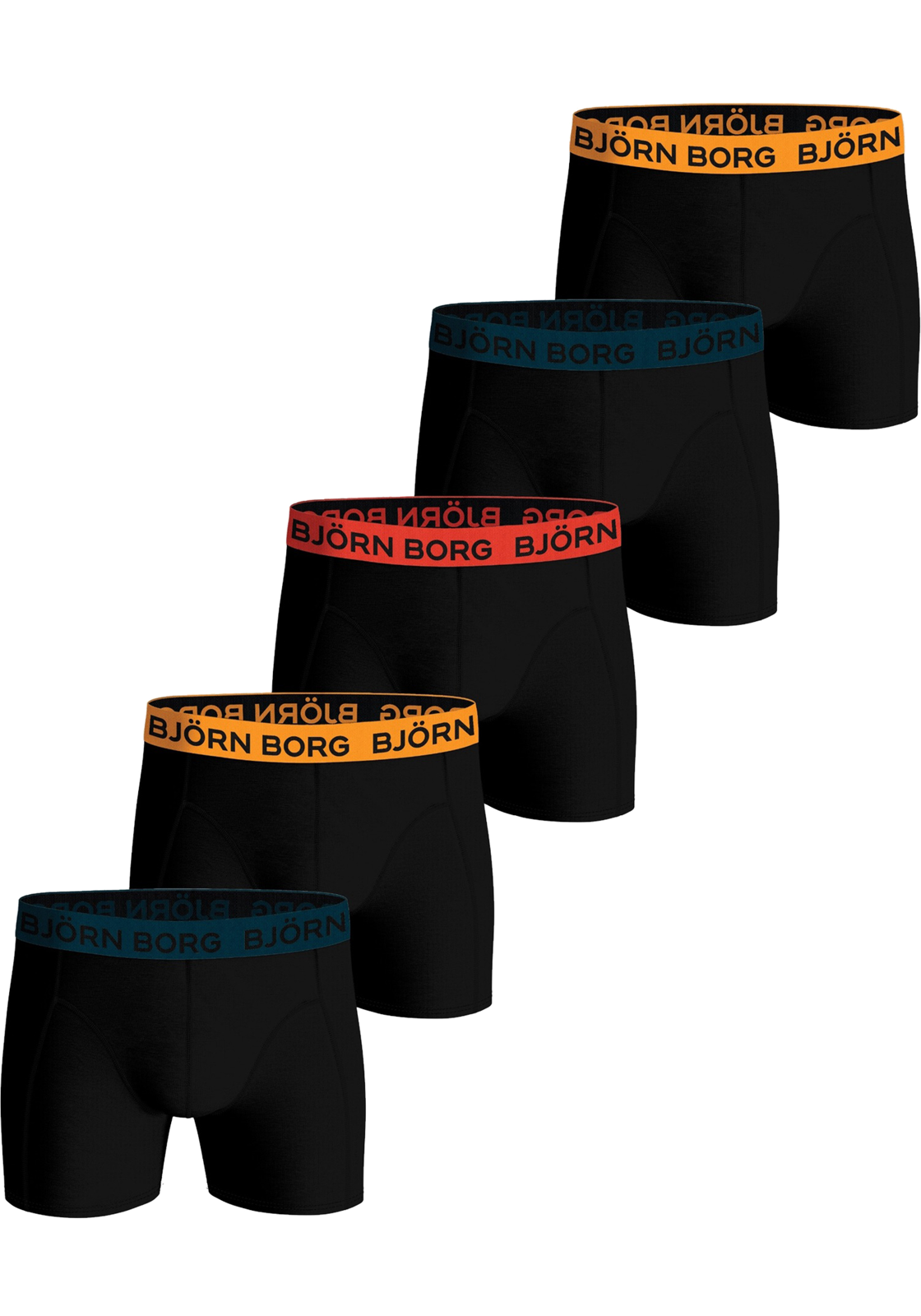 1-7321465529152-bjorn_borg_HR Bjorn Borg Cotton Stretch boxers, heren boxers normale lengte (5-pack), multicolor