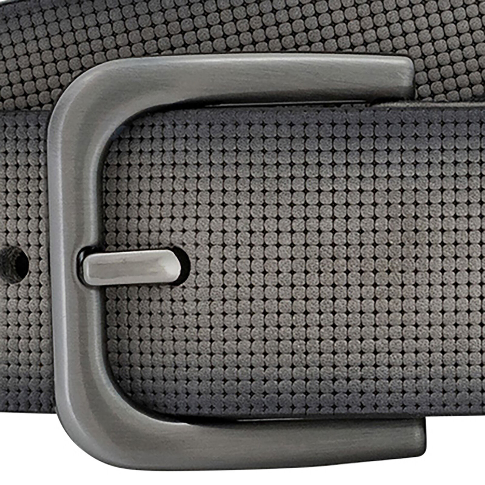 LINDENMANN leren heren riem, grijs