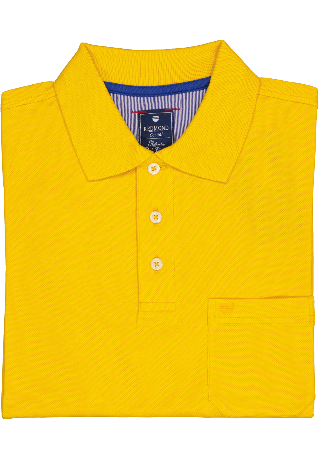 5-4061933178385_redmond-polo_HR Redmond regular fit poloshirt, geel