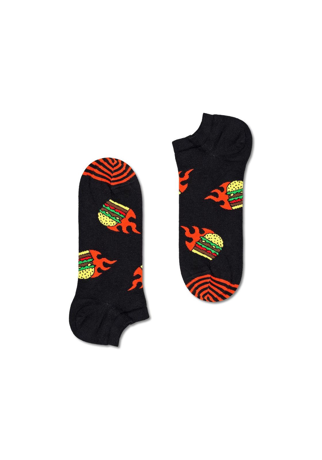 image_2_1126078_NONE_01 Happy Socks Flaming Burger Low Sock, unisex enkelsokken