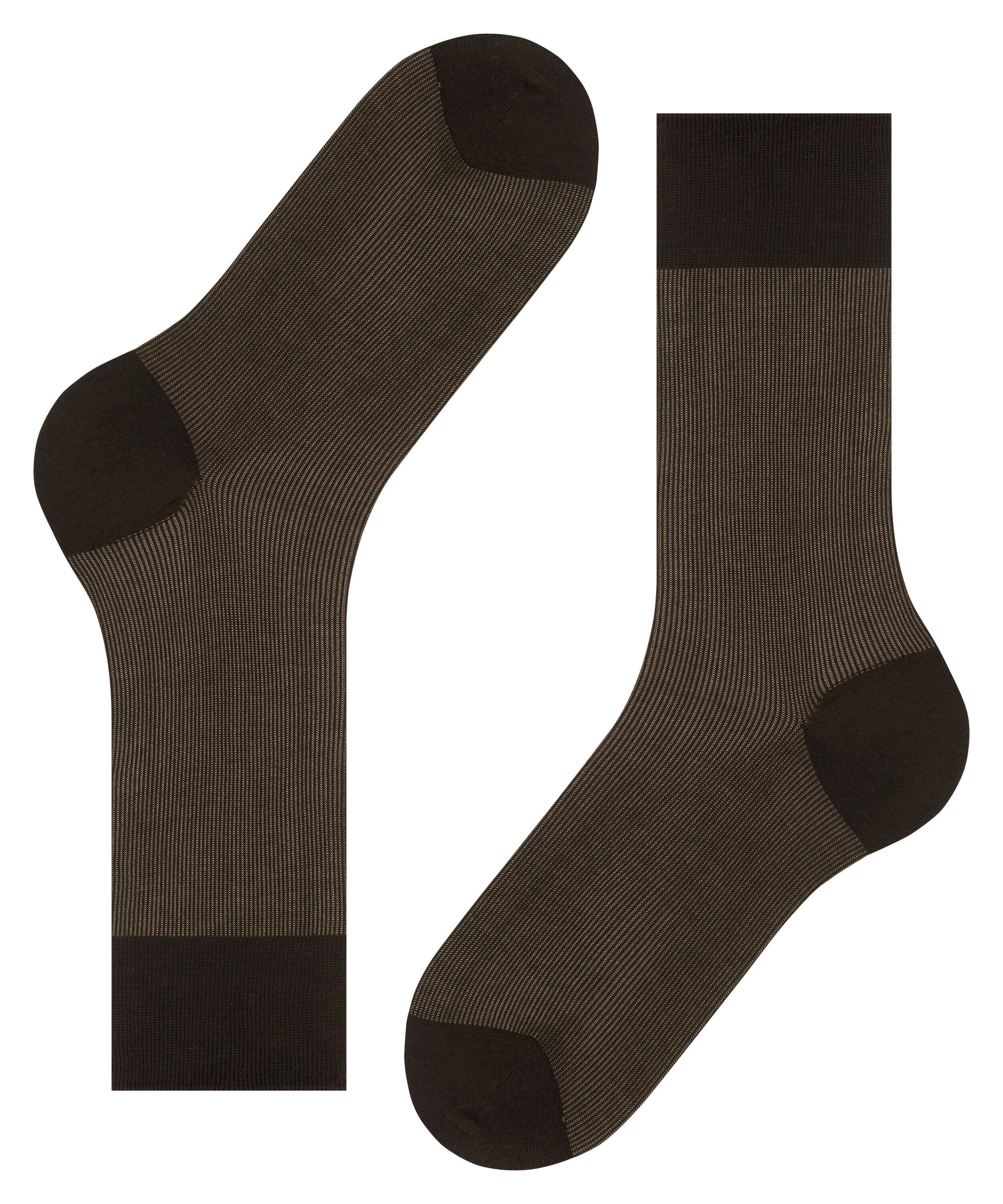 FALKE Fine Shadow herensokken, bruin (brown)
