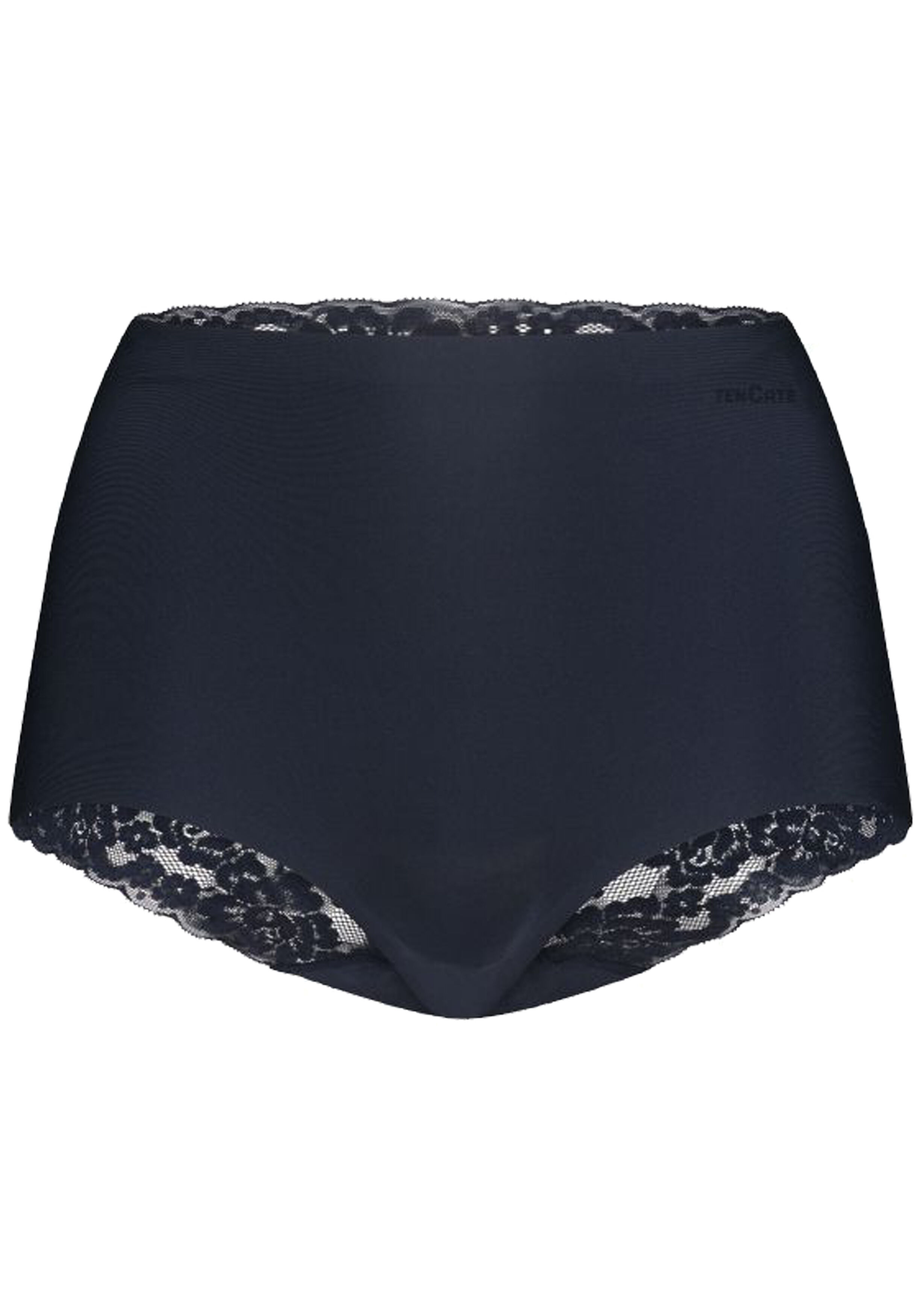 TEN CATE Secrets Lace women high waist met kant (1-pack), dames High waist hoge taille, donker marine