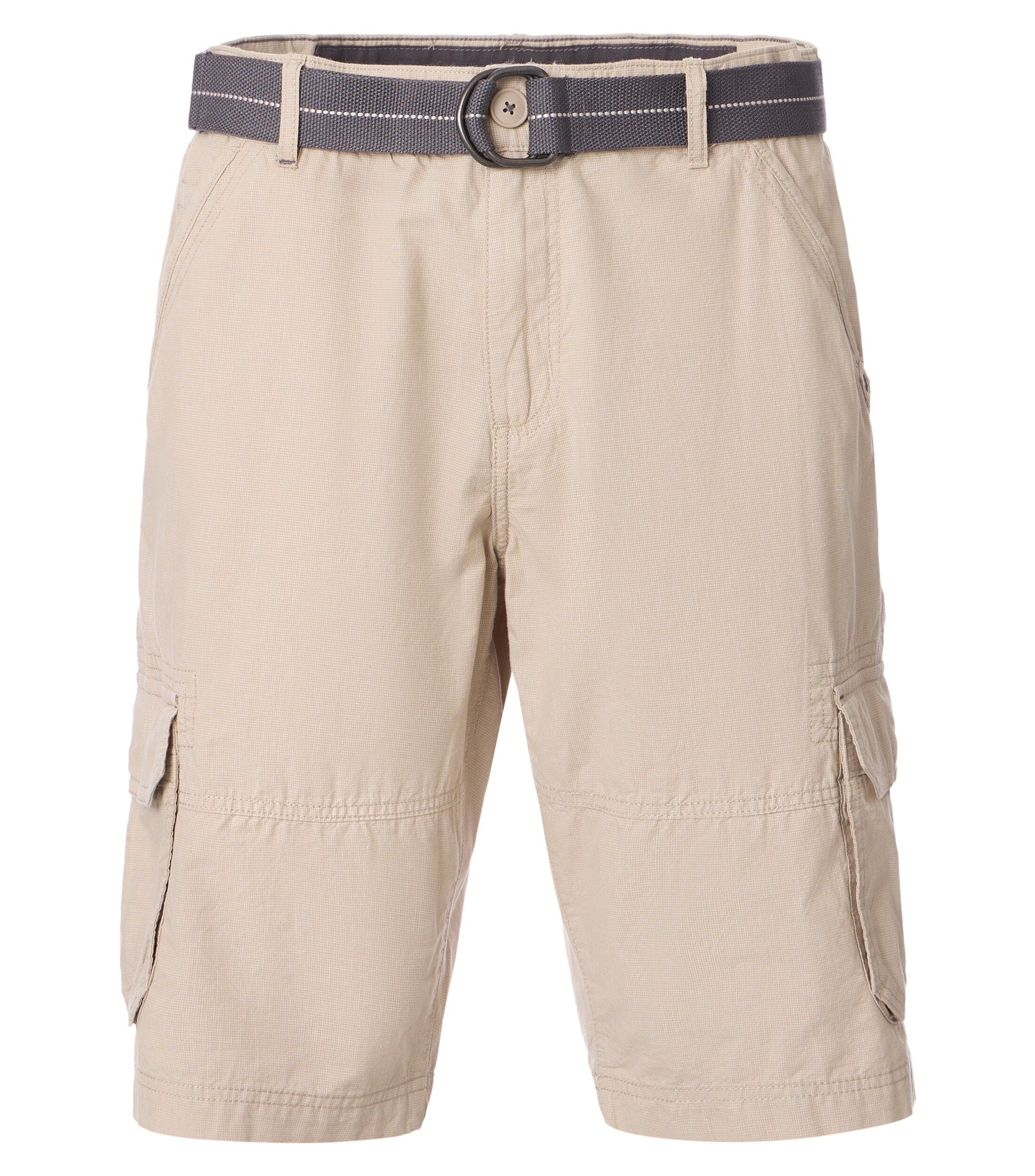 CASA MODA bermuda BEN, heren cargo korte broek, beige