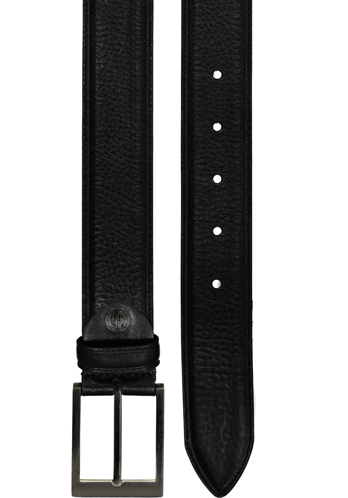 1-4032057043521_riemen__HR LINDENMANN leren heren riem, zwart