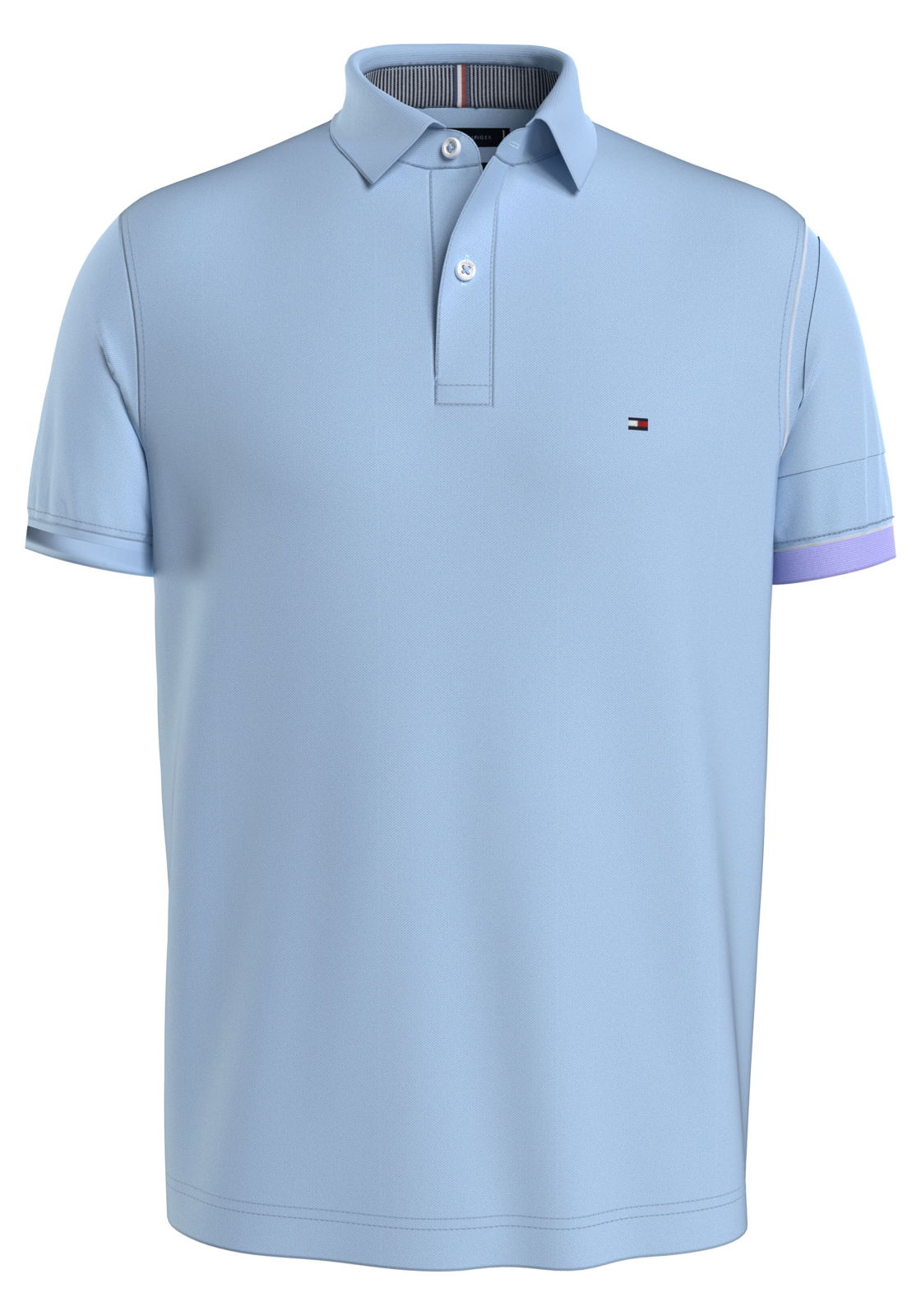 image_2_MW0MW36066C1R_F_C4101wid2000amphei2000ampop_usm1710 Tommy Hilfiger 1985 Regular Polo, heren poloshirt, lichtblauw