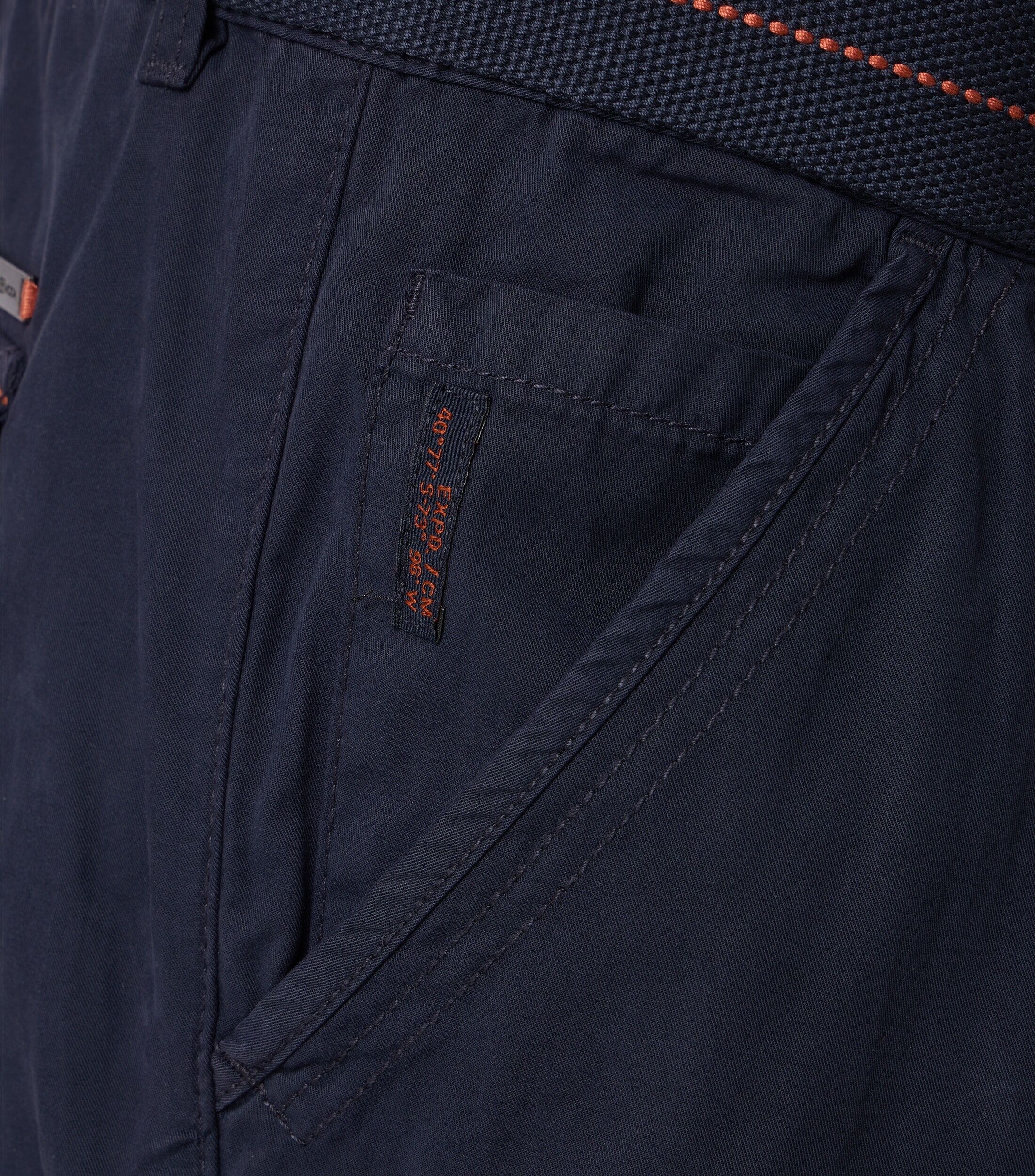 CASA MODA driekwart shorts BEN, heren cargo bermuda over de knie, blauw