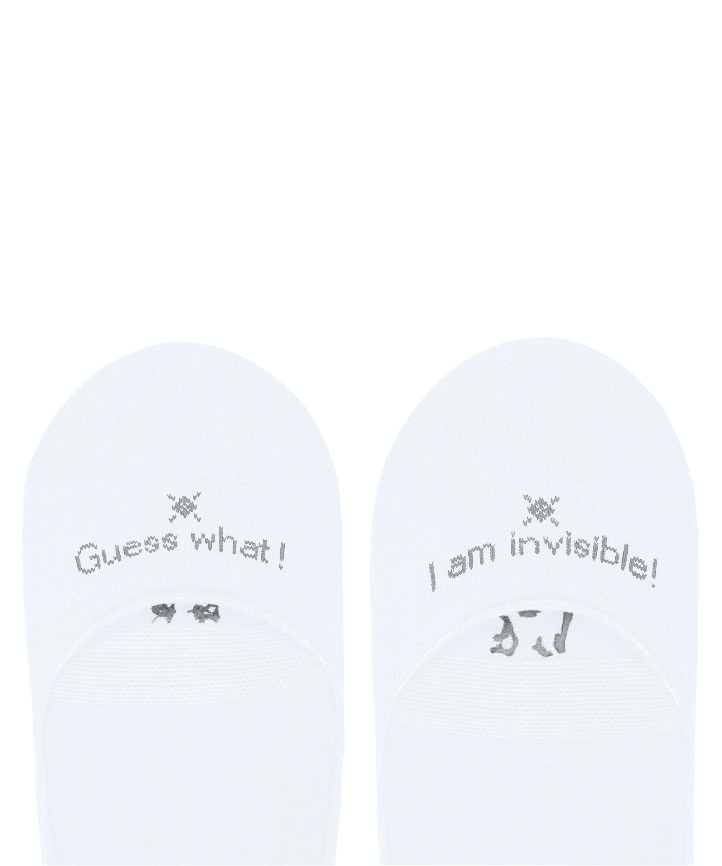 Burlington Aberdeen dames invisible sokken, wit (white)