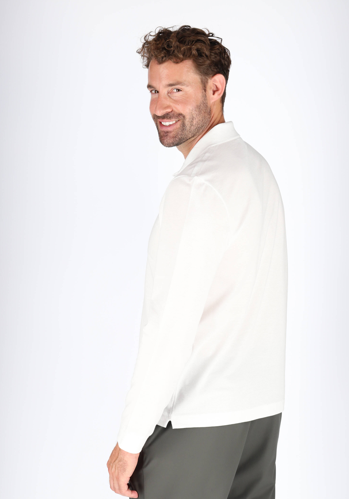 06-3608077027028-hemdvoorhem-Shoot_Auke_898086_Lacoste-tm_juni_2028-basis-YH9521-001_HR Lacoste Sport slim fit polo, poloshirt lange mouw, wit