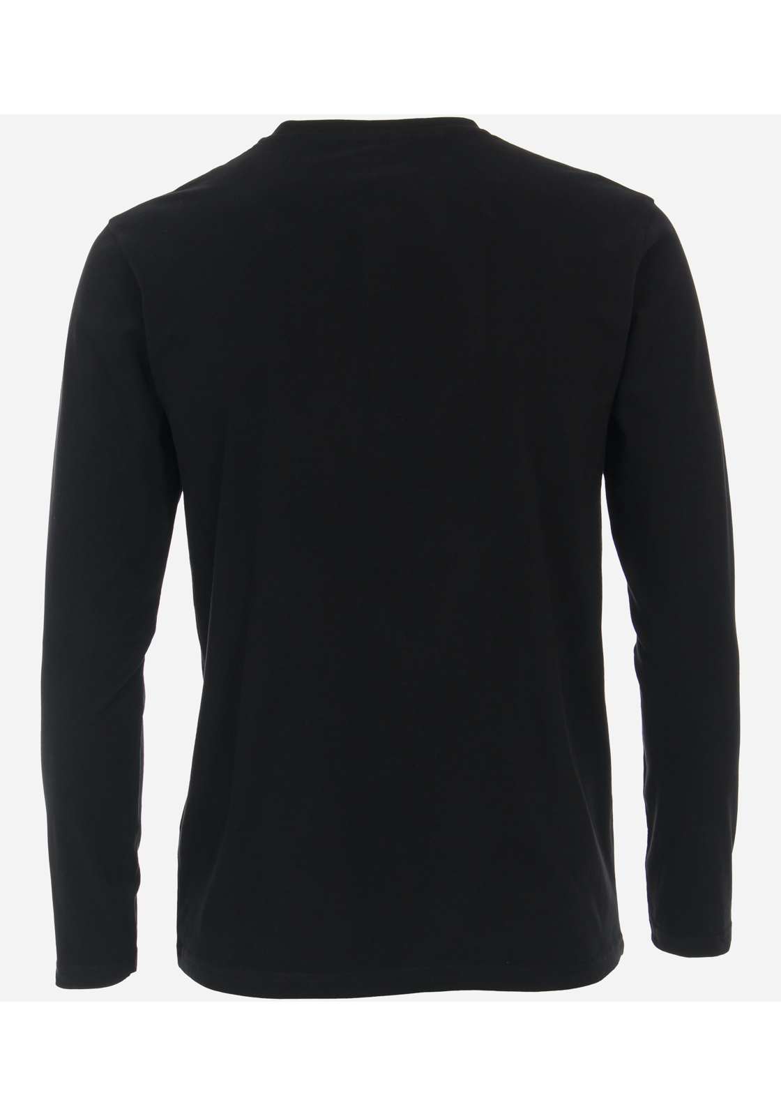 image_3_96fe00964cdfcb25973bf2fdd36f6874jpgautoformatbgF3F3F3blend-alpha100blend-colorF3F3F3blend-modedarkenfitclampp Redmond regular fit T-shirt, lange mouw O-hals met knoopsluiting, zwart