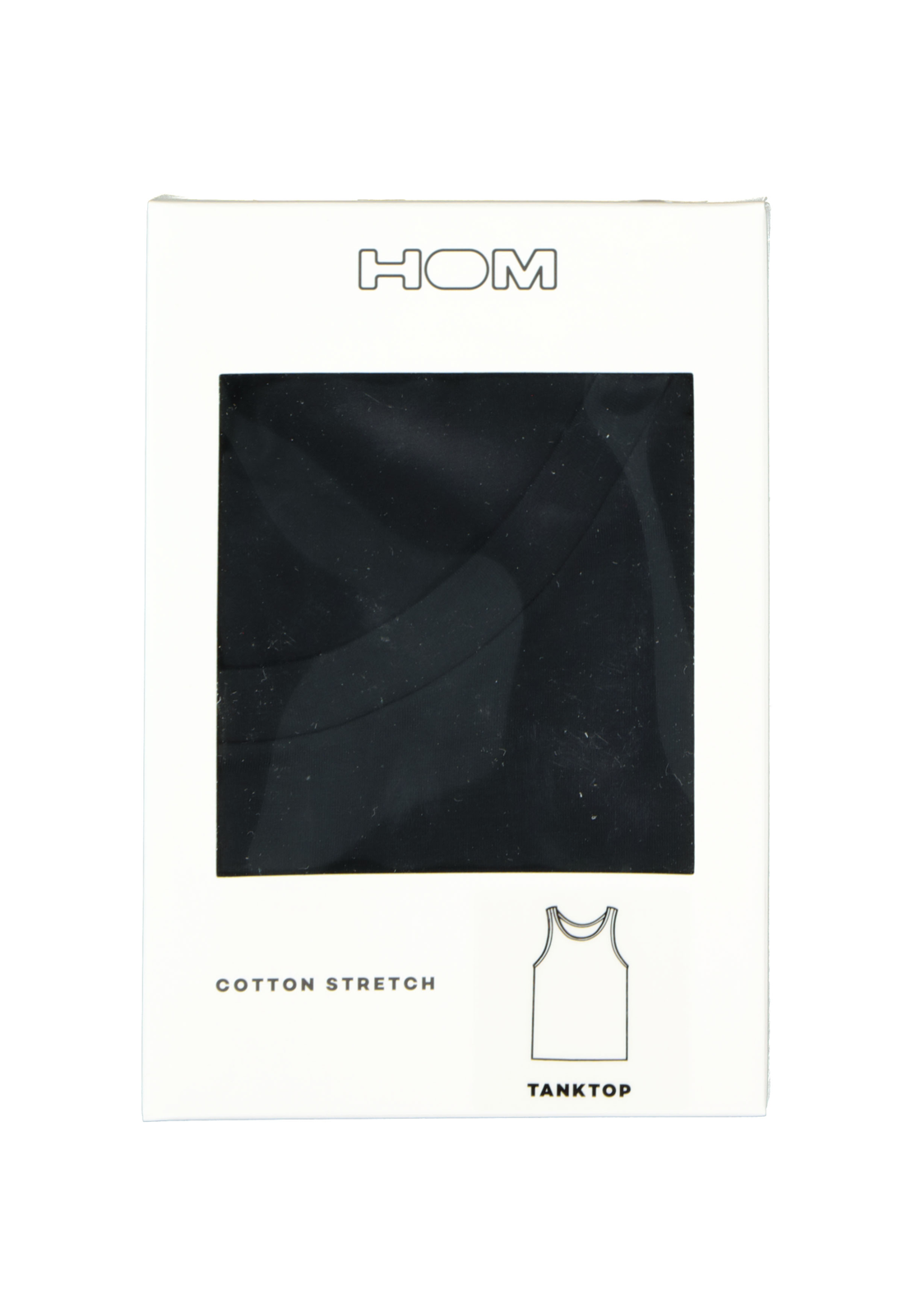 4-9009984160244_hom_tanktop_1p_HR HOM Supreme Cotton tanktop (1-pack), heren singlet, zwart