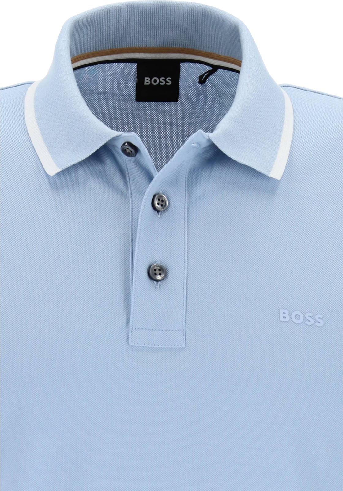4-4063542105943-BOSS-Boss_PS_lichtblauw_50494697450_detail_HR BOSS Parlay regular fit polo, pique, lichtblauw