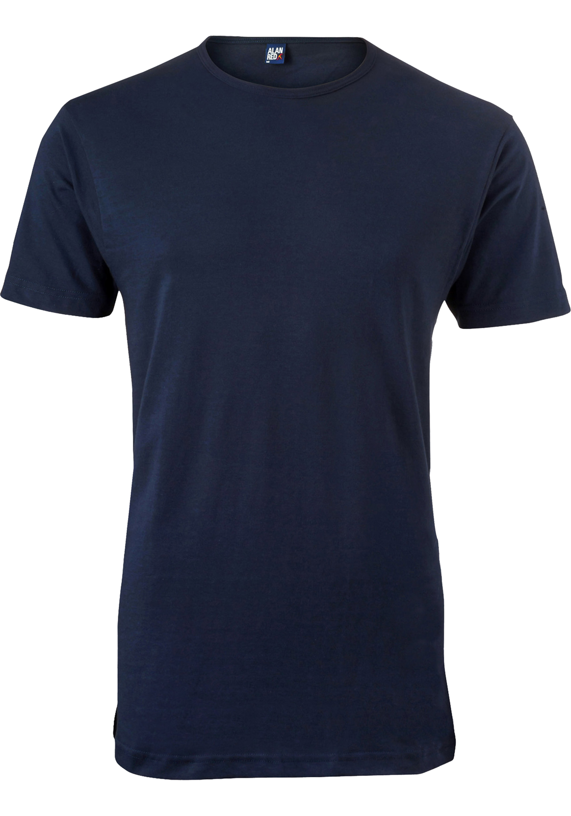 derby_navy_1_pack ALAN RED T-shirt Derby extra lang (2-pack), O-hals, donker blauw