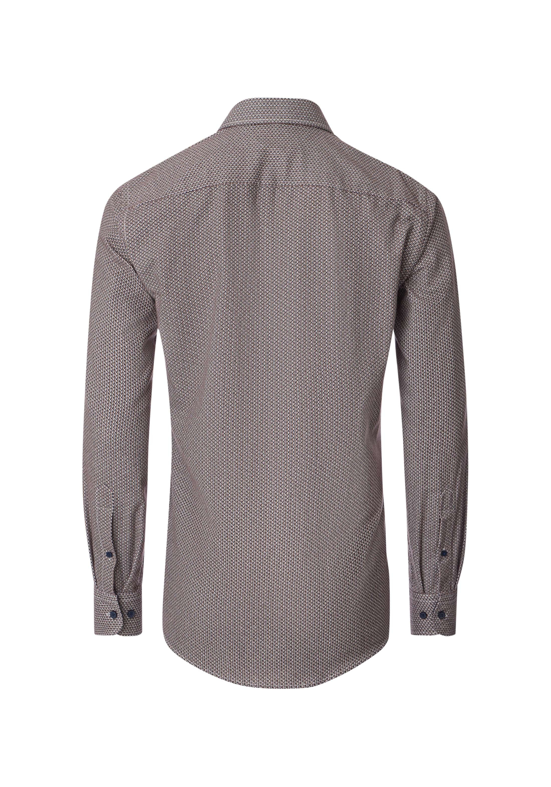 CASA MODA Sport casual fit overhemd, flanel, bruin dessin - 444308100-200 CASA MODA Sport casual fit overhemd, flanel, bruin dessin - 444308100-200