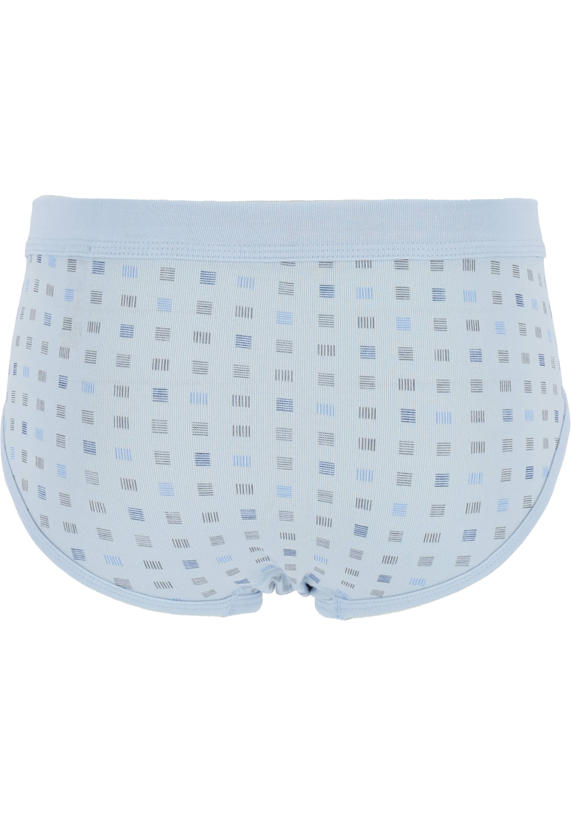 3-4007063278410-schiesser-SCHIESSER_225167802_SL_2P_blauw_2foto_HR SCHIESSER Cotton Essentials sportslips (2-pack), Feinribb met gulp, lichtblauw geblokt