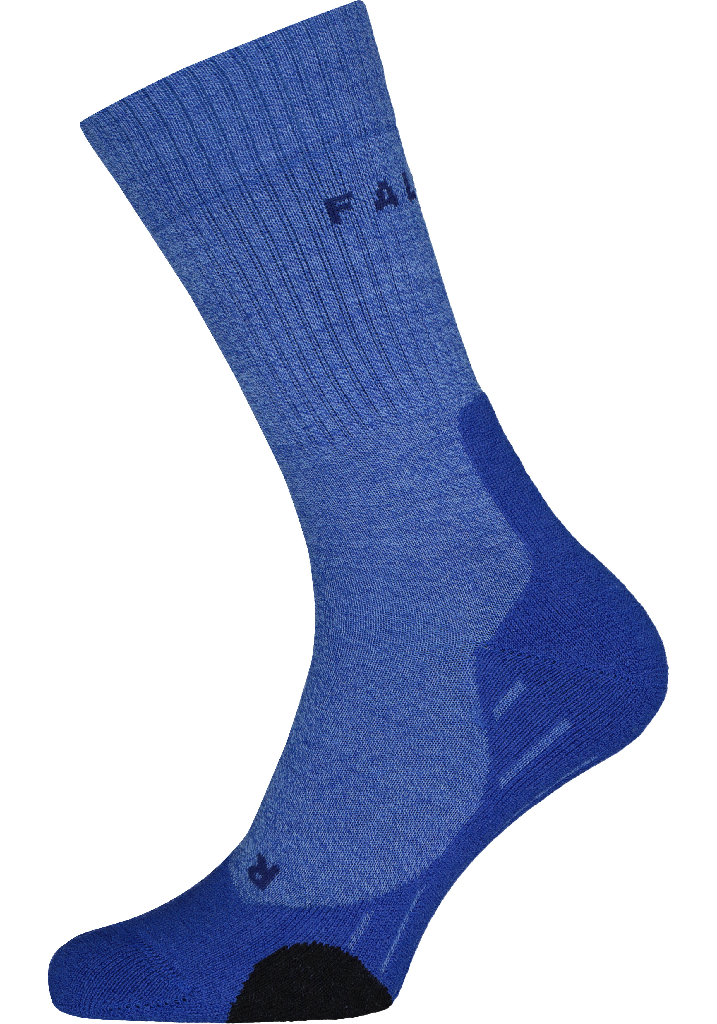 FALKE TK2 Wool dames wandelsokken, blauw-mix
