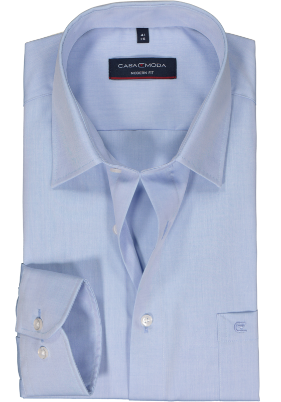 CASA MODA modern fit overhemd, popeline, blauw CASA MODA modern fit overhemd, popeline, blauw