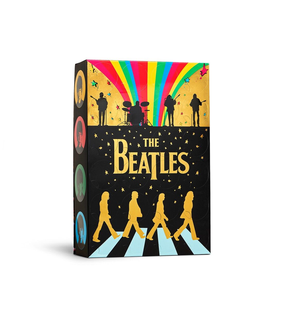 Happy Socks The Beatles Collector's Gift Set (24-pack), unisex sokken in cadeauverpakking