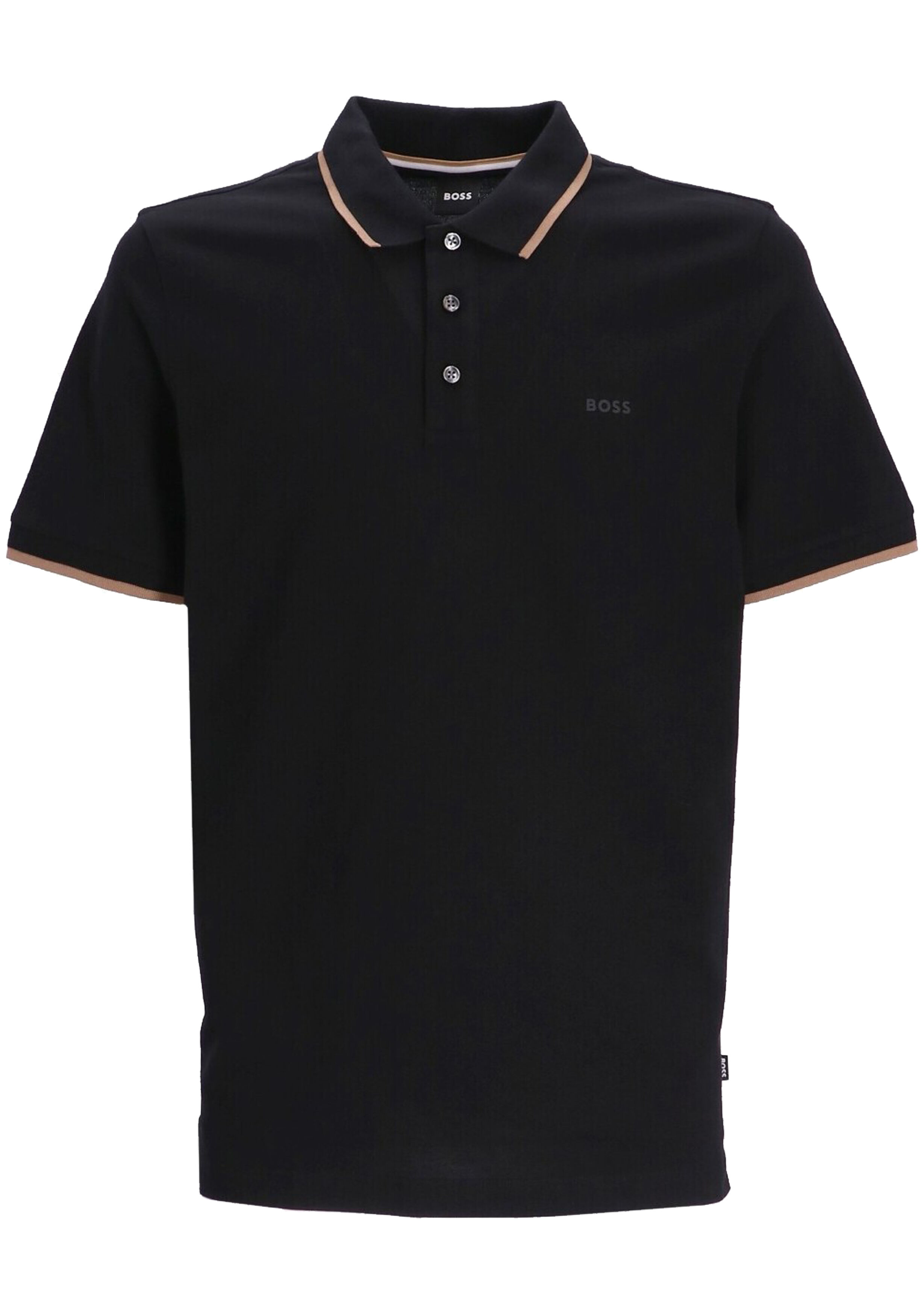 BOSS Parlay regular fit polo, pique, zwart