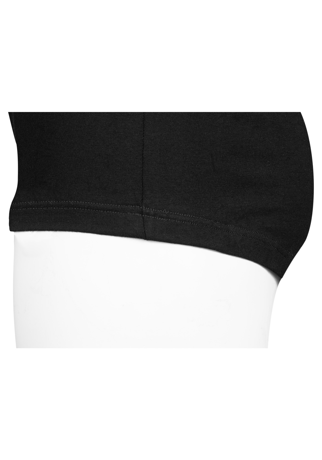 RJ_bodywear_ondergoed37-050-Maastricht-Black-zijkant RJ Bodywear Everyday Maastricht T-shirts (2-pack), heren stretch T-shirts O-hals, zwart