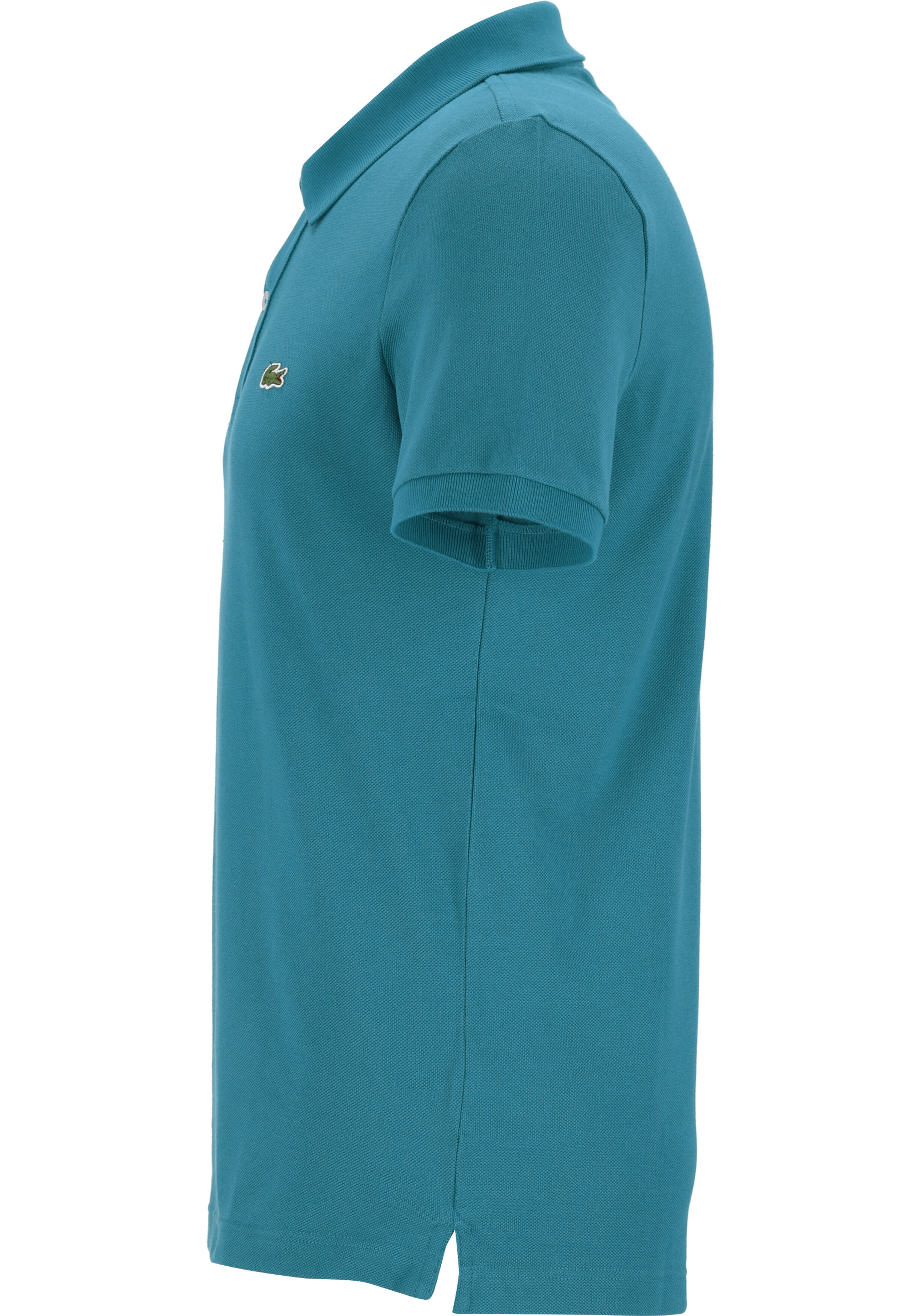 Lacoste Slim Fit polo, petrol groenblauw