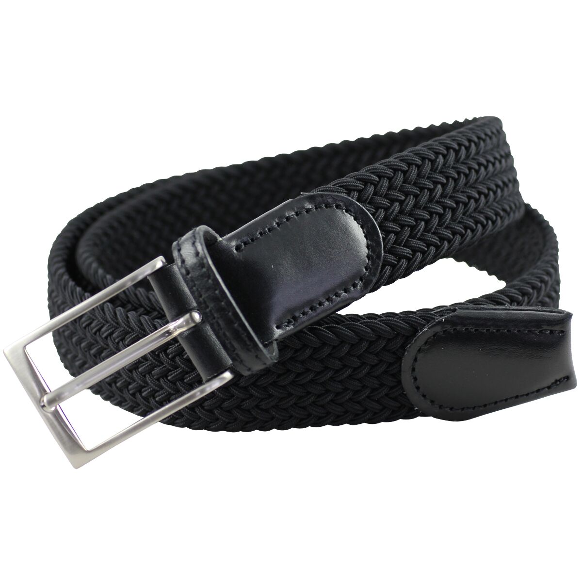 LINDENMANN elastische heren riem, zwart
