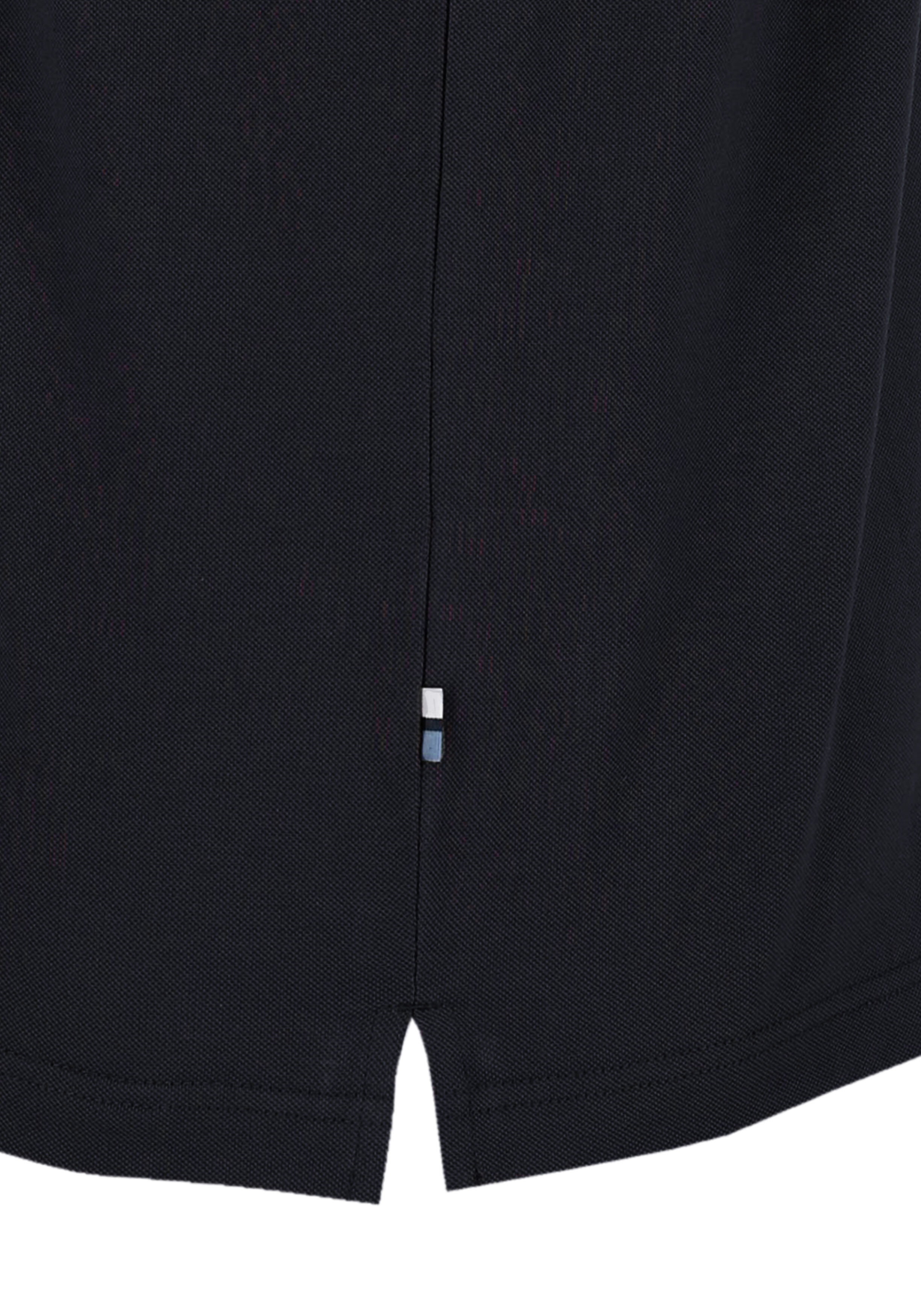 OLYMP Polo Casual, modern fit polo, zwart