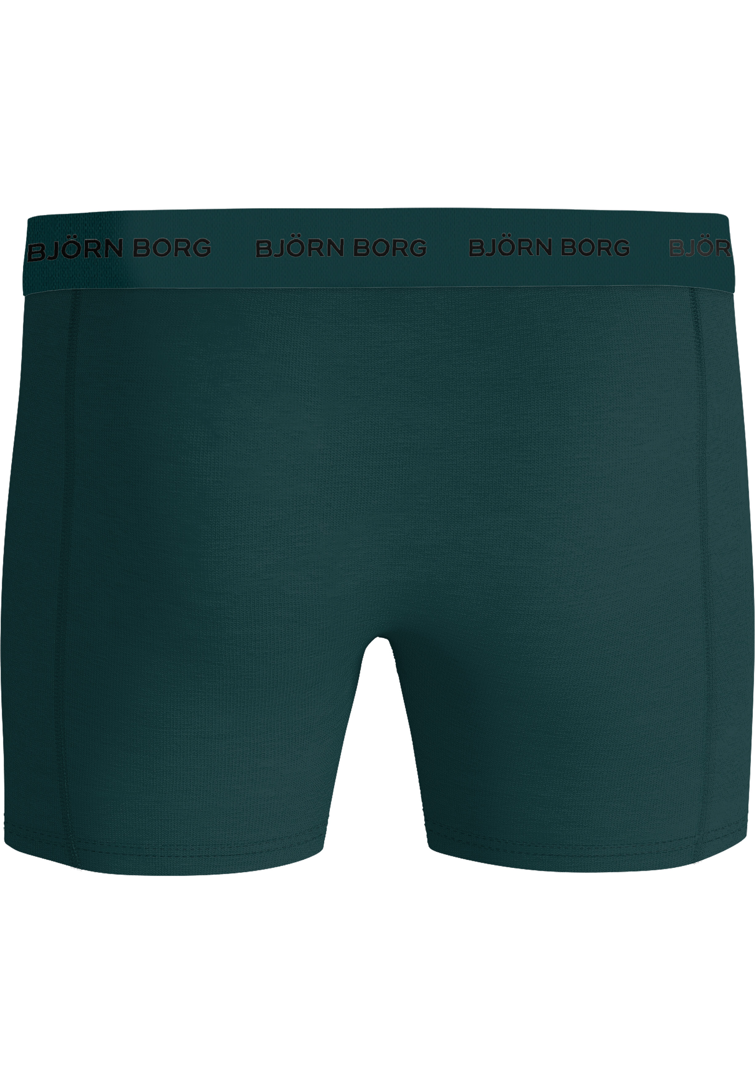 Bjorn Borg Cotton Stretch boxers, heren boxers normale lengte (3-pack), 2 tinten groen en bladeren print