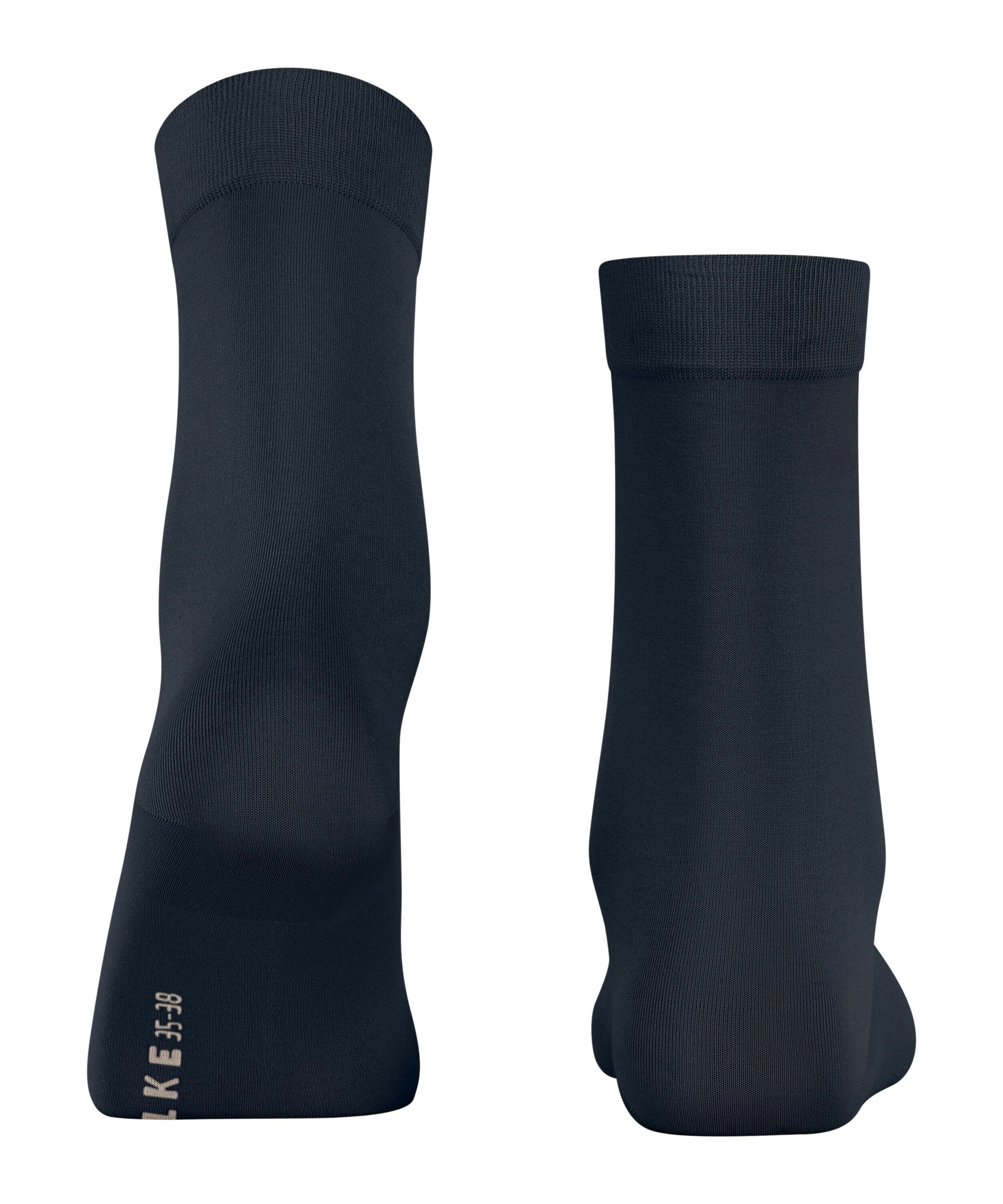 FALKE Cotton Touch damessokken, blauw (space blue)
