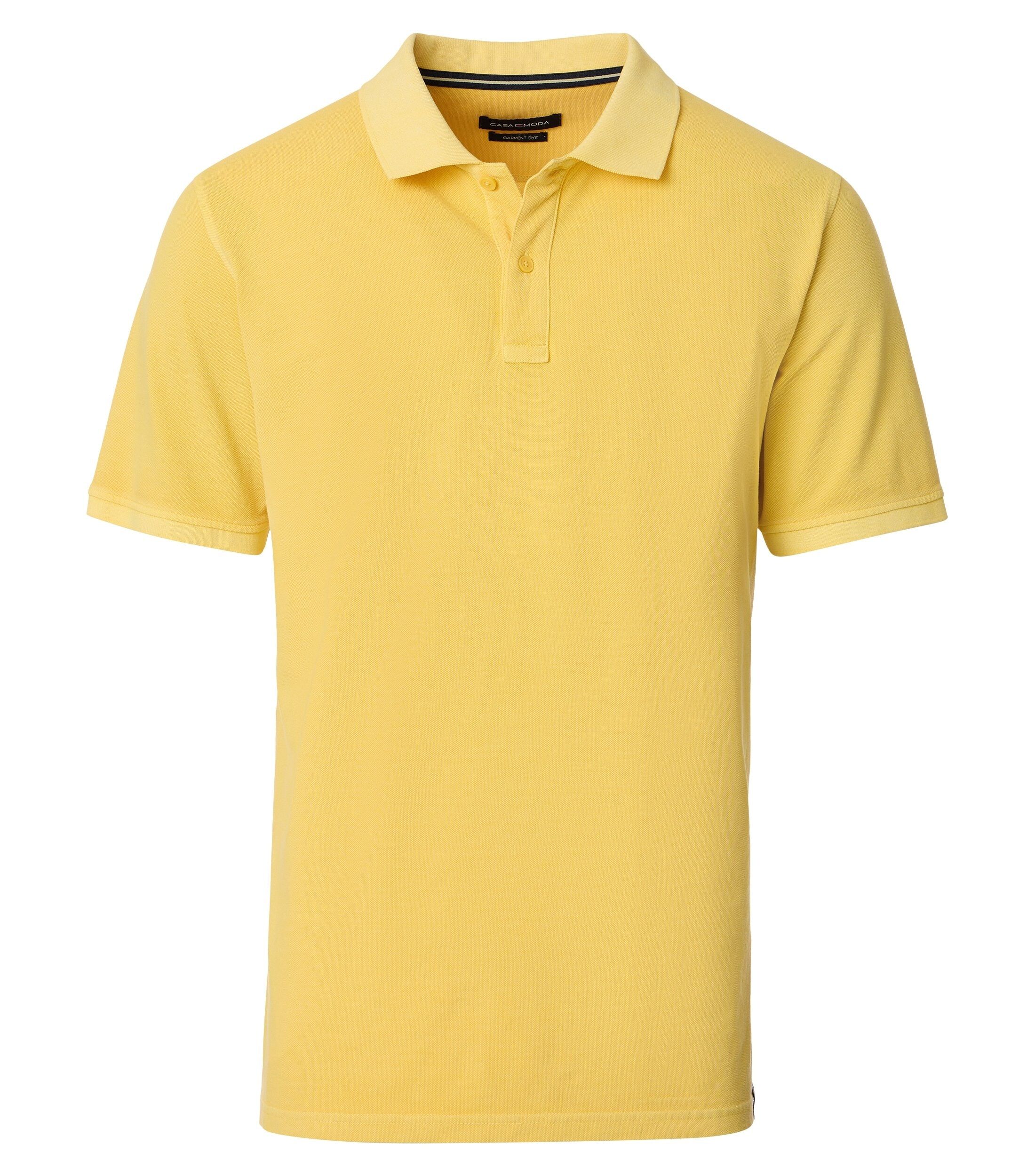 CASA MODA comfort fit heren polo, geel