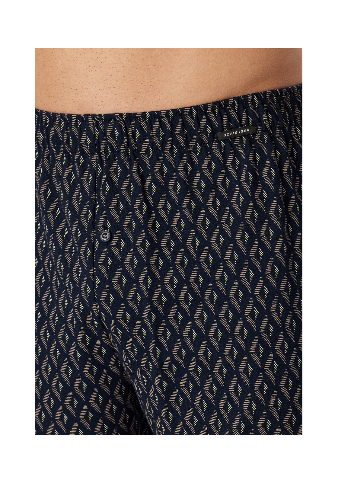 image_5_179081-303_4_1280x1280 SCHIESSER Fine Interlock boxer (1-pack), heren boxershort bruin-grijs gedessineerd