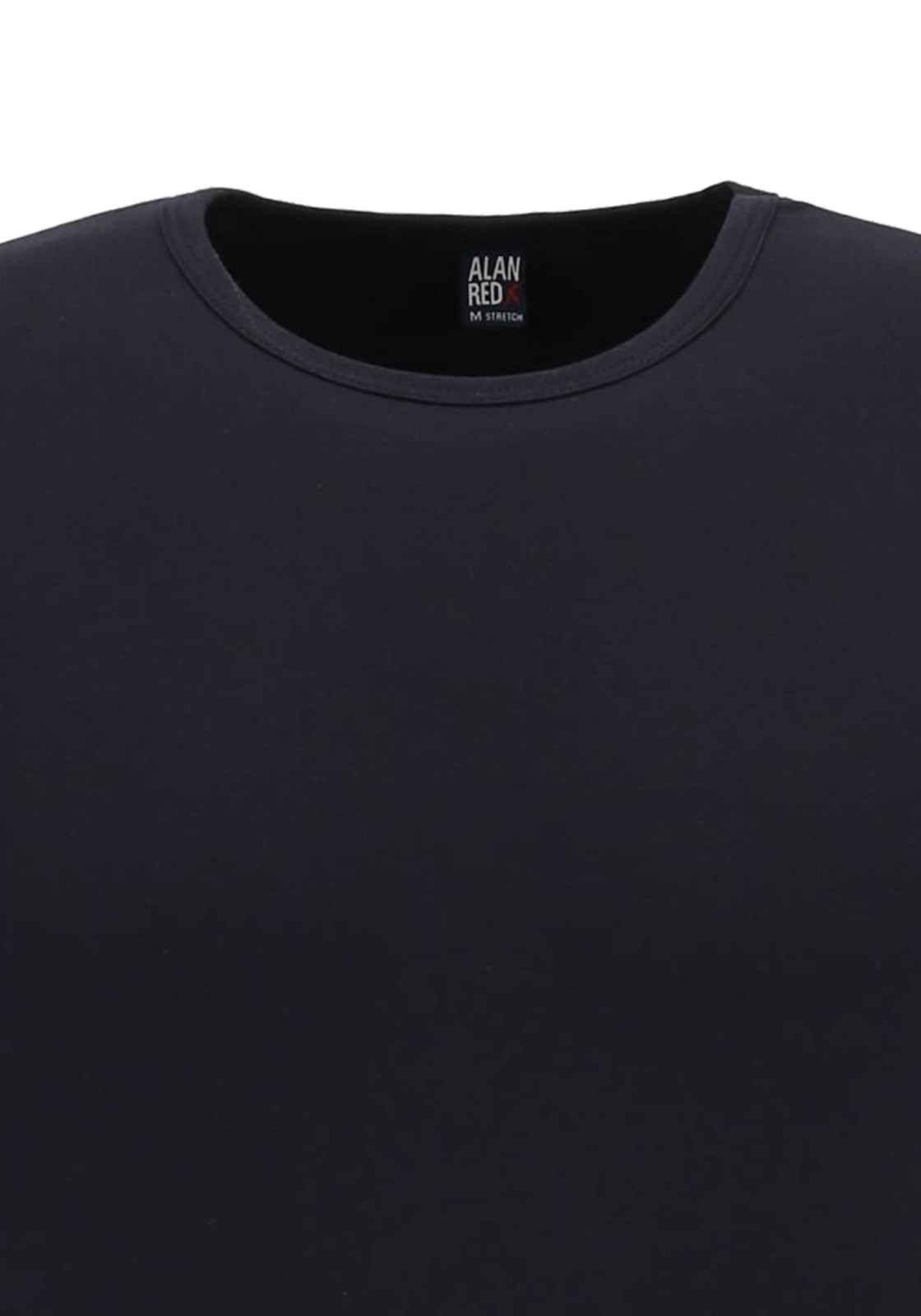 ALAN RED T-shirt Olbia (1-pack), O-hals lange mouw stretch, blauw ALAN RED T-shirt Olbia (1-pack), O-hals lange mouw stretch, blauw