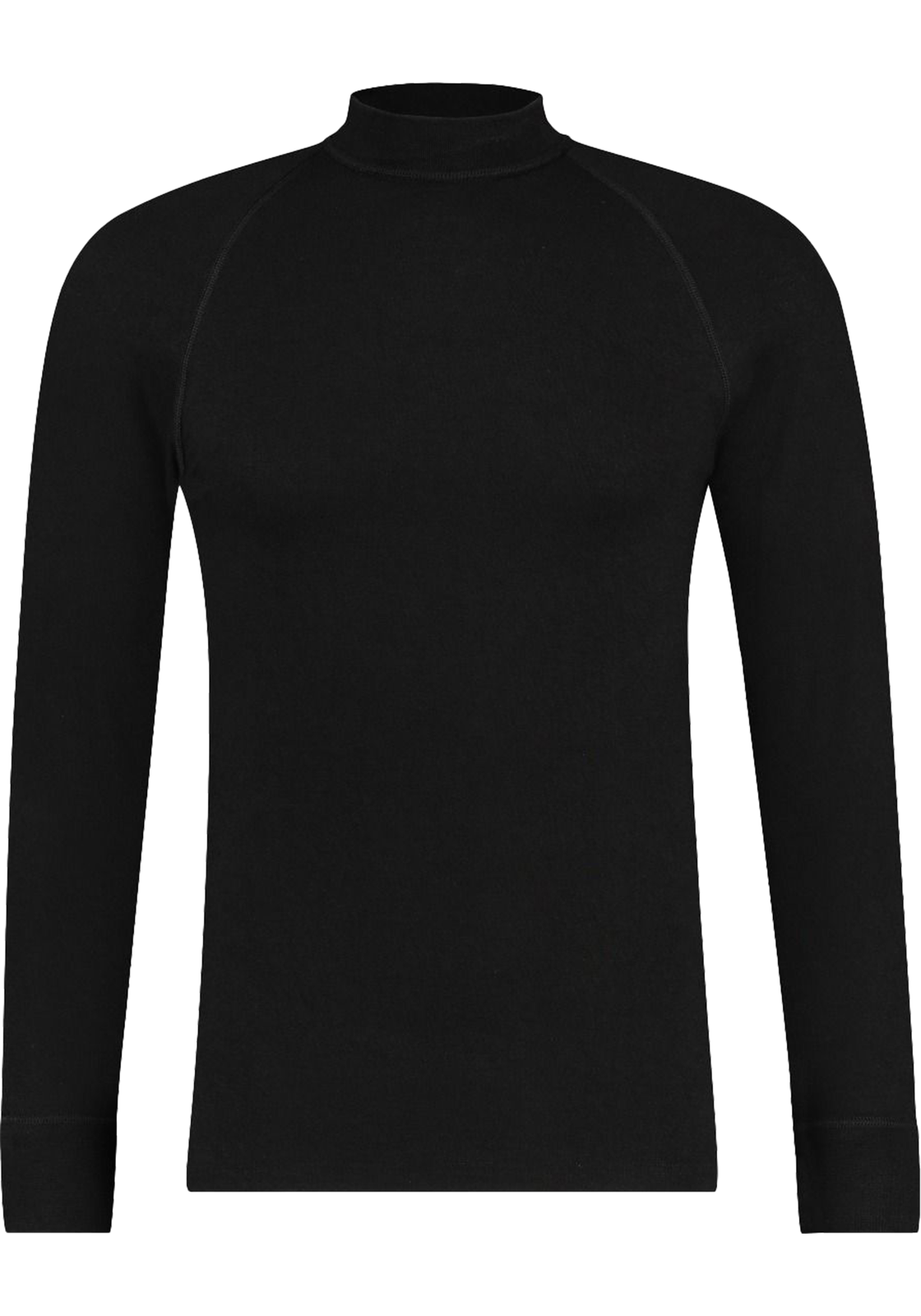 1-8717944152833-rj_bodywear_HR RJ Bodywear Thermo stays fresh thermoshirt (1-pack), heren thermoshirt met opstaande boord, zwart