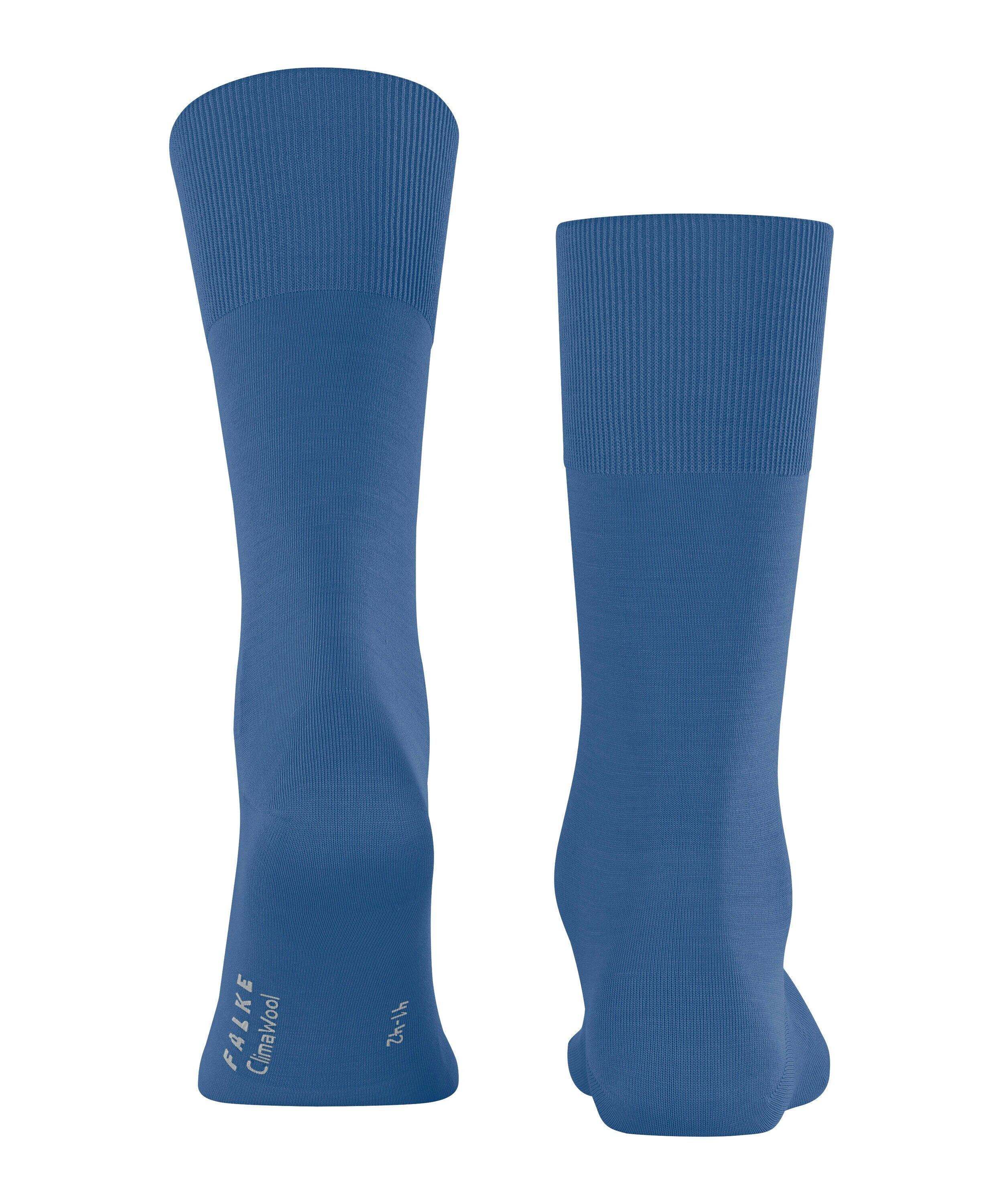 FALKE ClimaWool herensokken, middenblauw (deep water)