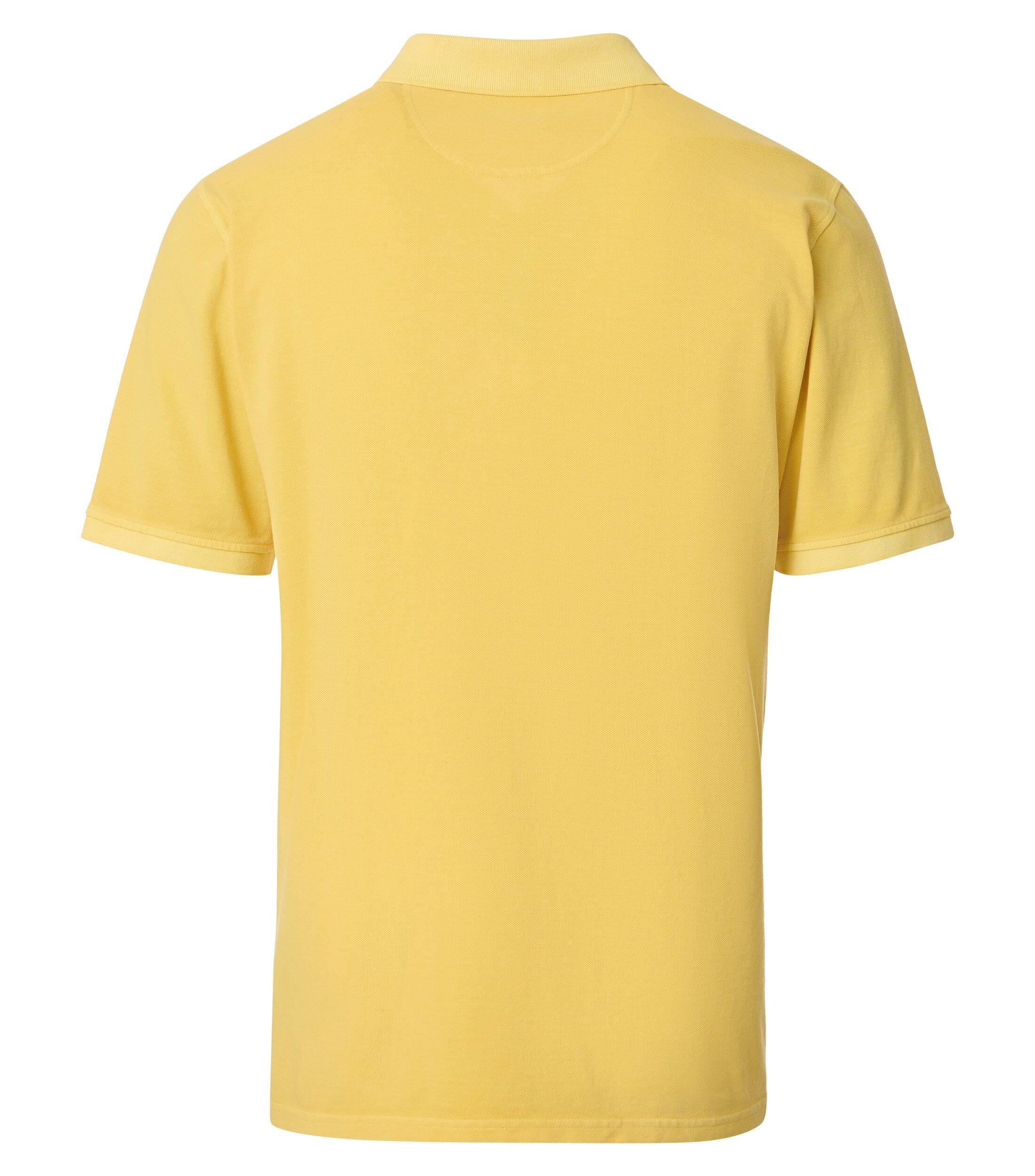 CASA MODA comfort fit heren polo, geel