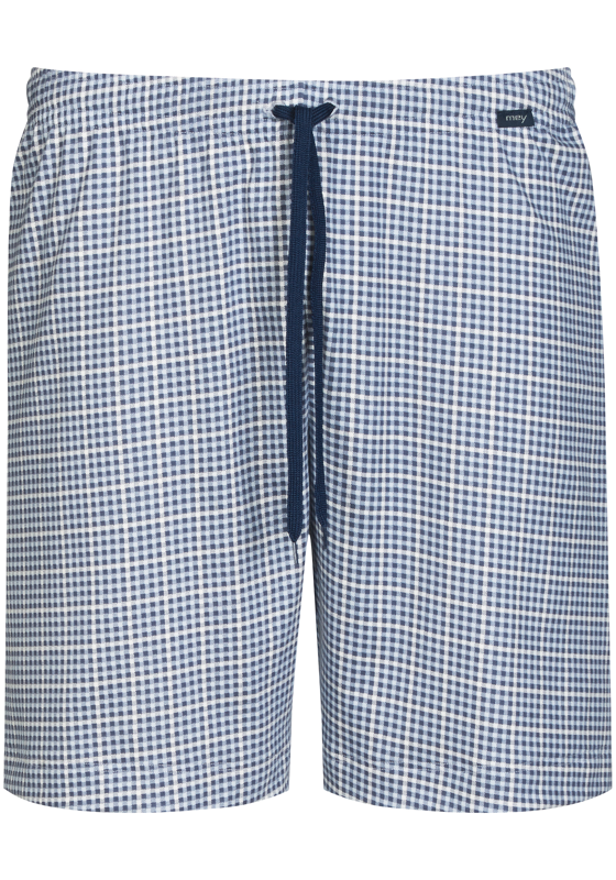 Mey pyjamabroek kort, Redesdale, blauw geruit Mey pyjamabroek kort, Redesdale, blauw geruit