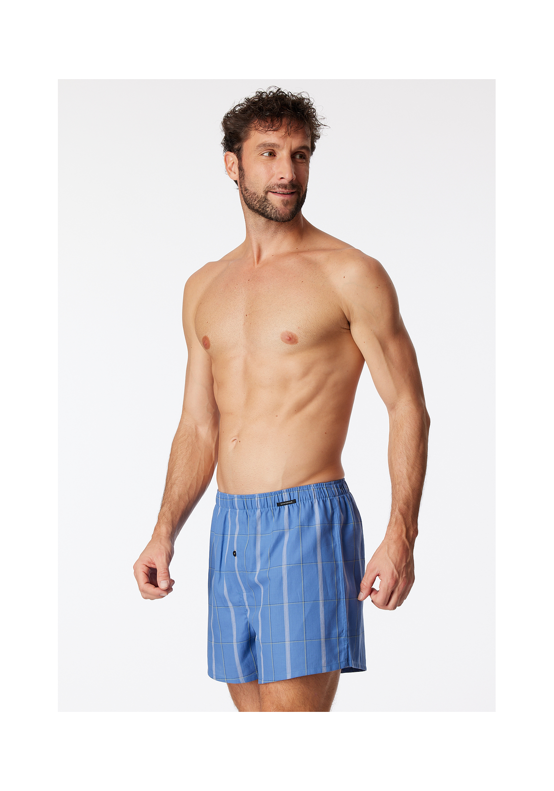 image_8_180202-918_5_1280x1280 SCHIESSER Boxershorts Multipacks boxer (2-pack), heren boxershorts geweven uni geruit multicolor